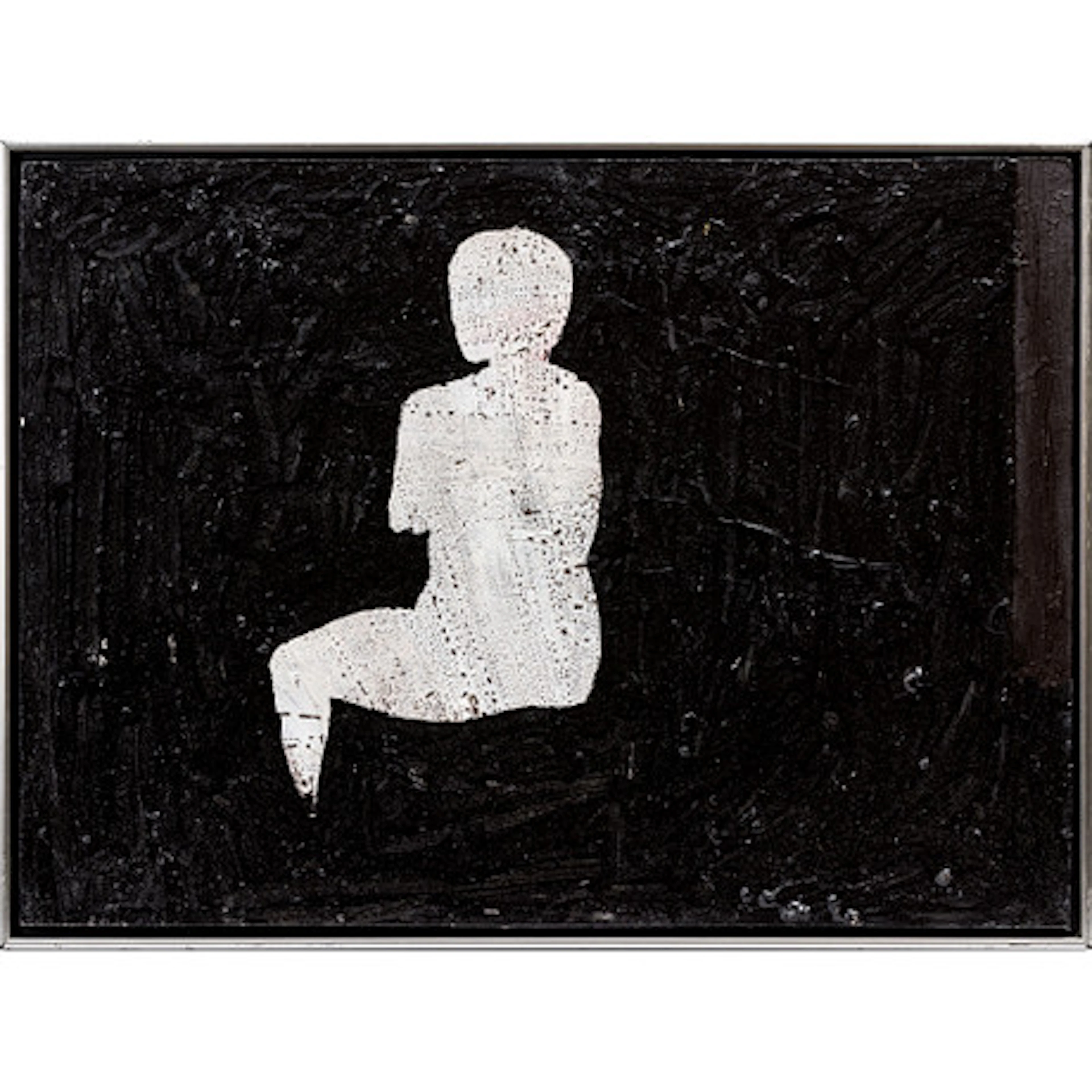 MAX BOOK (Född 1953). "Figur", olja på pan…