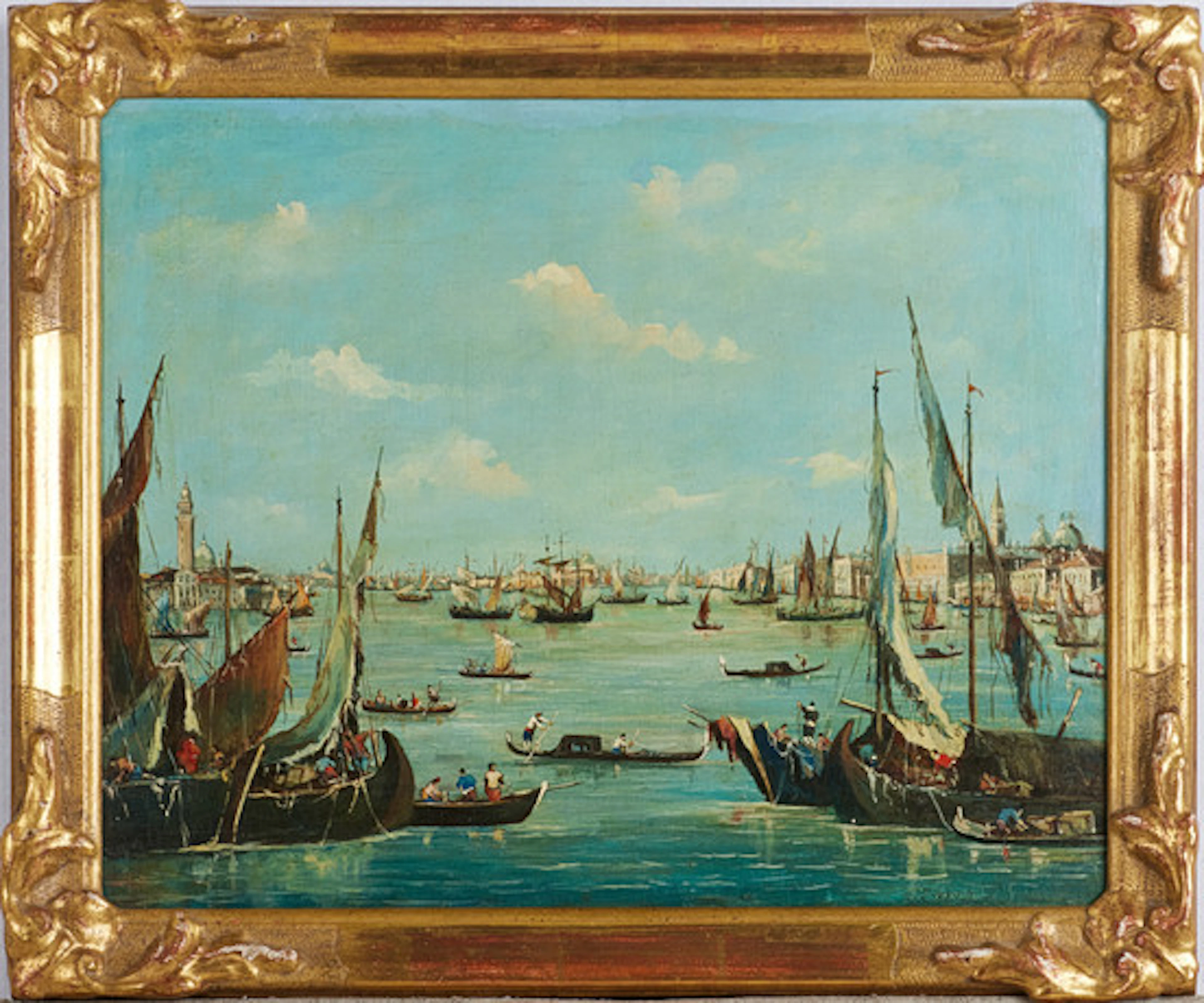 FRANCESCO GUARDI. Hans art. Gondoler på la…