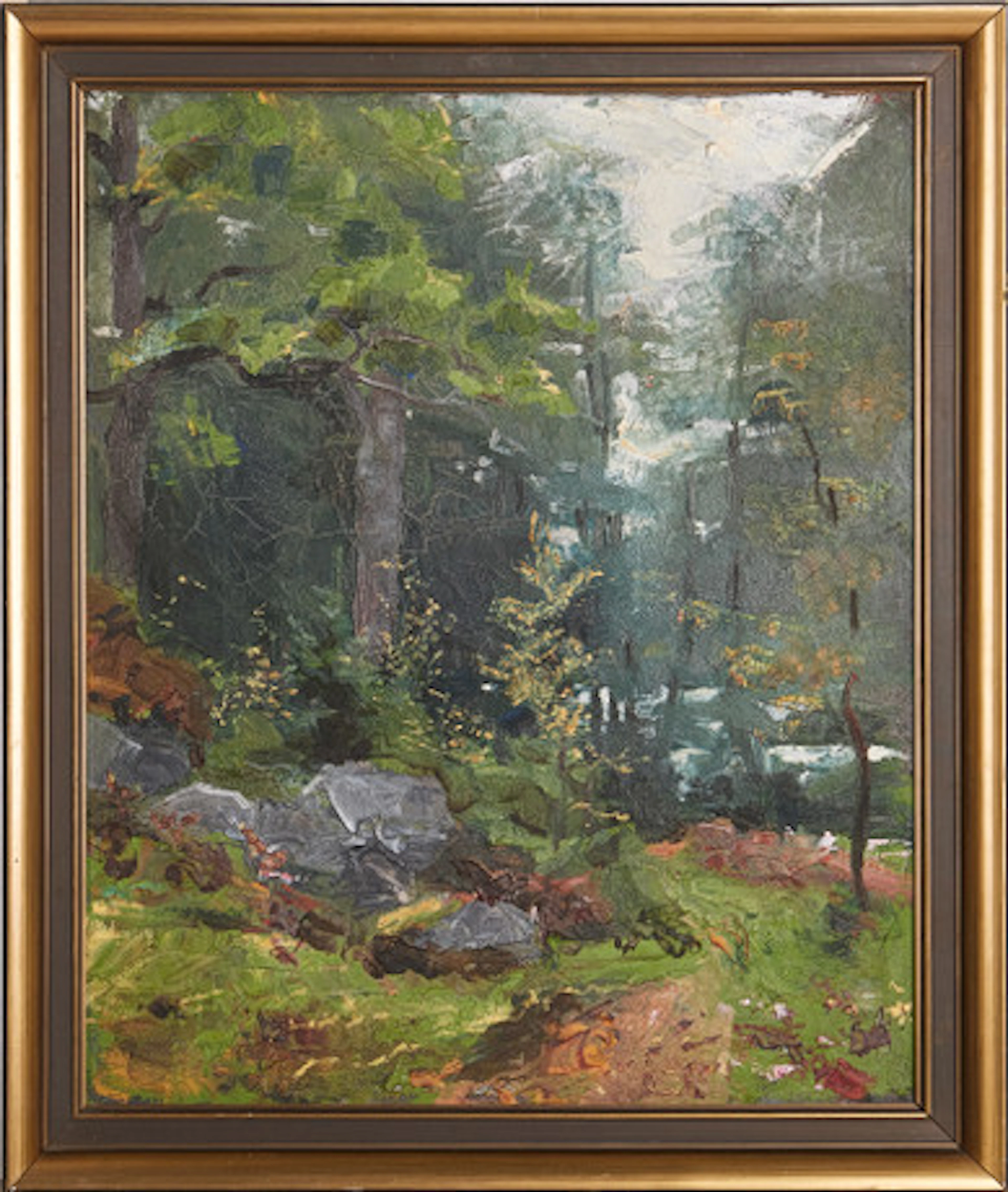 MINA CARLSON-BREDBERG (1857-1943). Skogsmo…