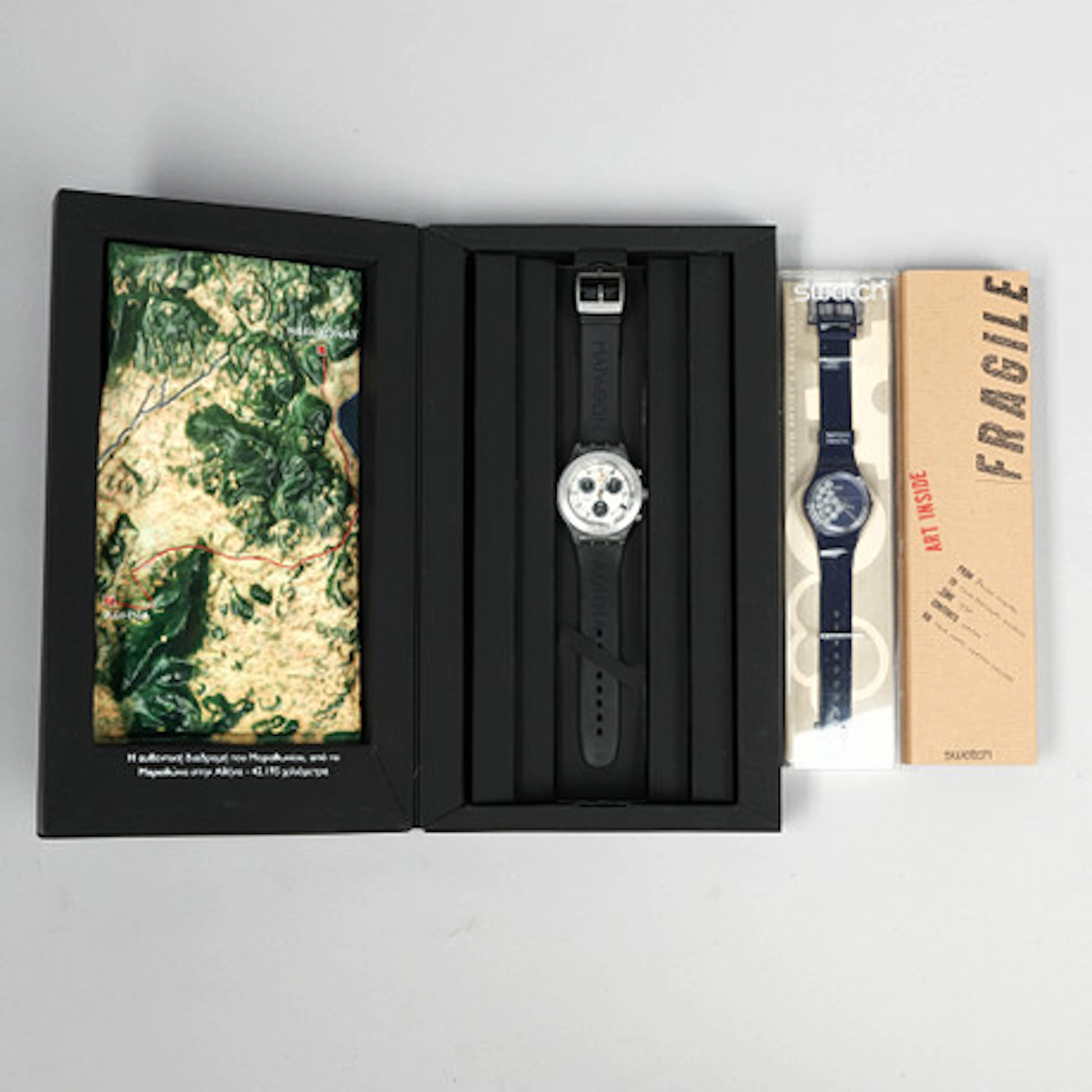 SWATCH armbandsur, 2 delar, MapaoΩn Ahona …