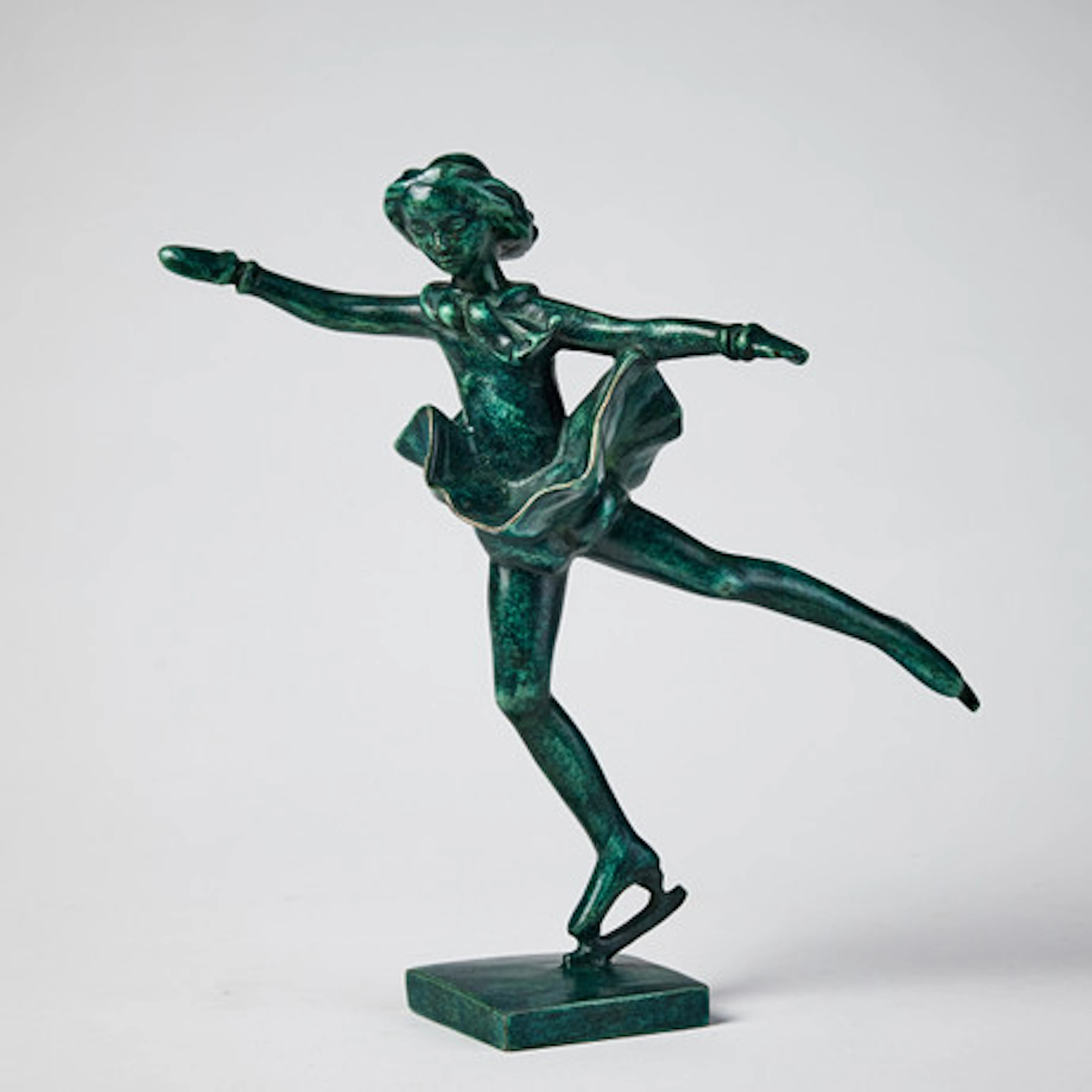 CARL MILLES (EFTER). Skridskoprinsessan, g…