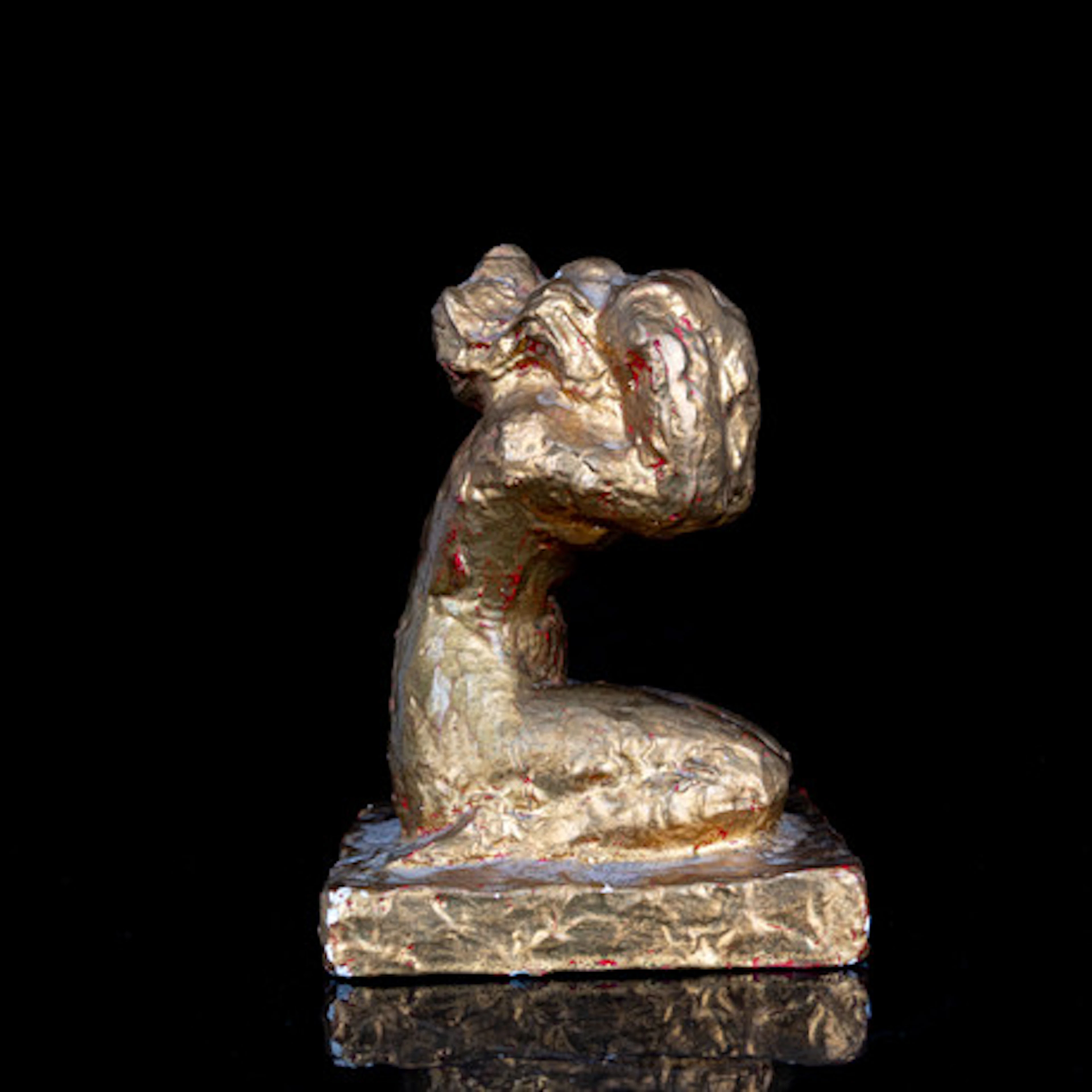 WÄINÖ AALTONEN (1894-1966). "Sorg", förgyl…