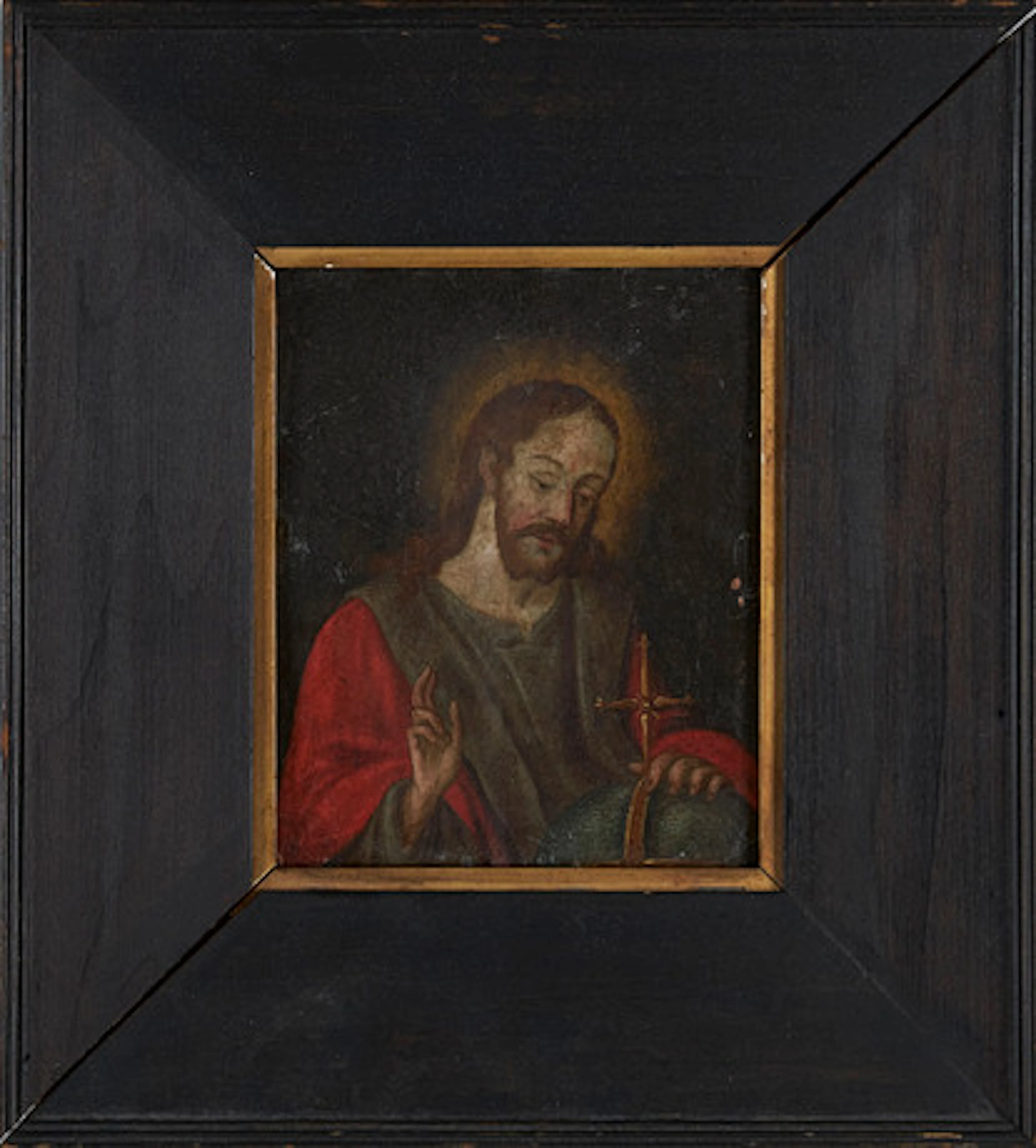 OIDENTIFIERAD KONSTNÄR. "Salvator Mundi", …