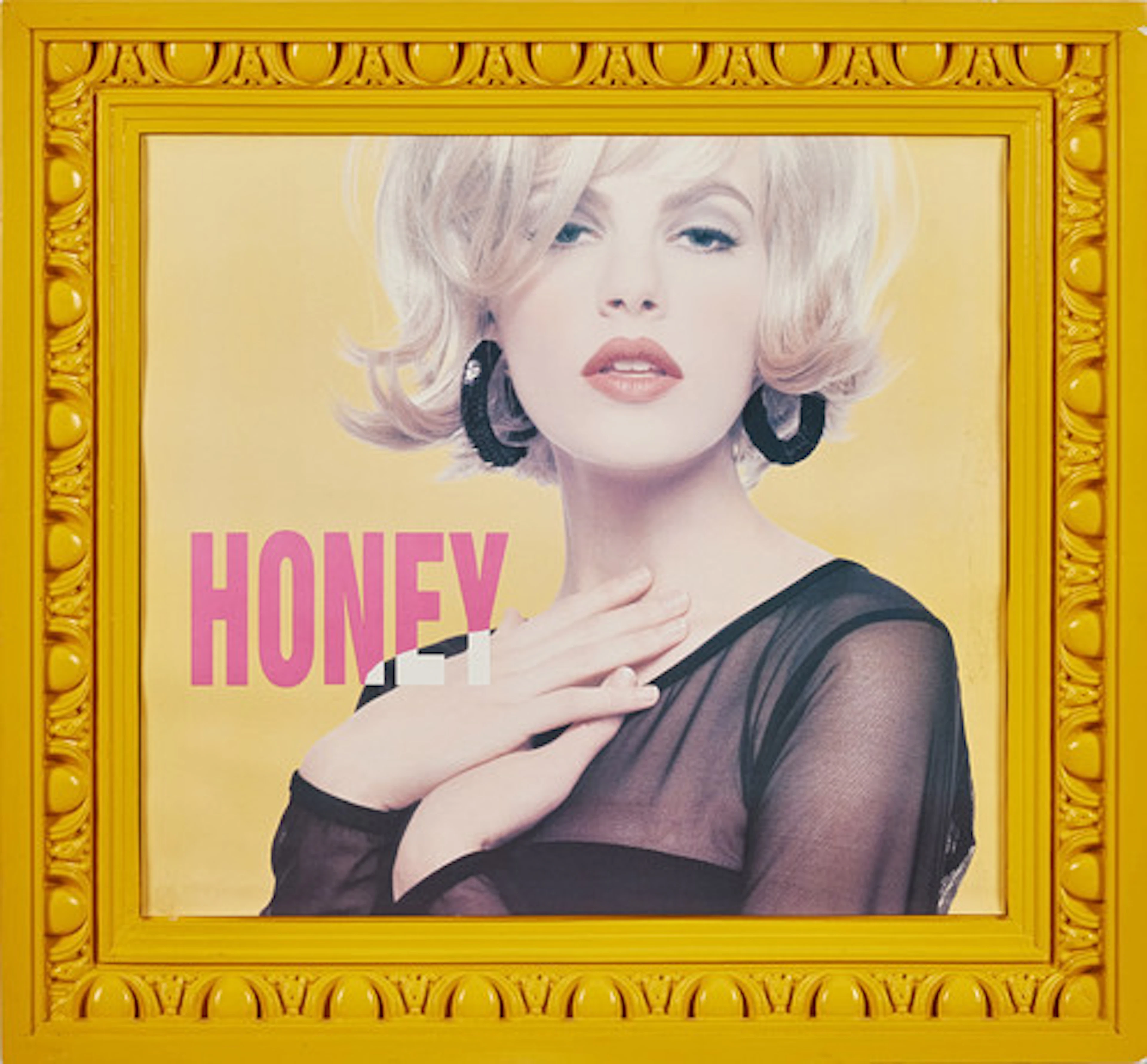 DAN WOLGERS. Honey, blandteknik, 72 x 78 c…