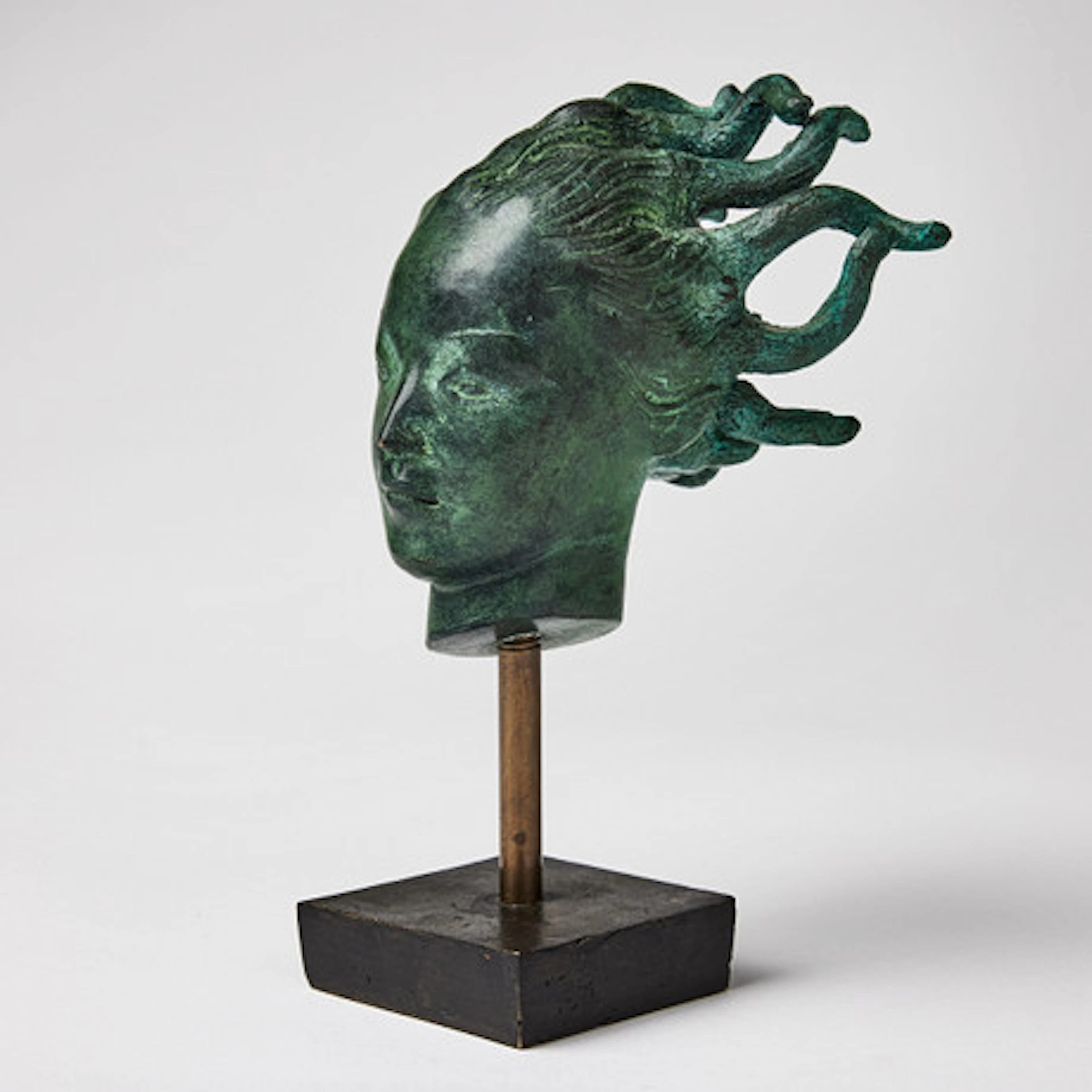 CARL MILLES. Efter. Änglahuvud, brons, höj…