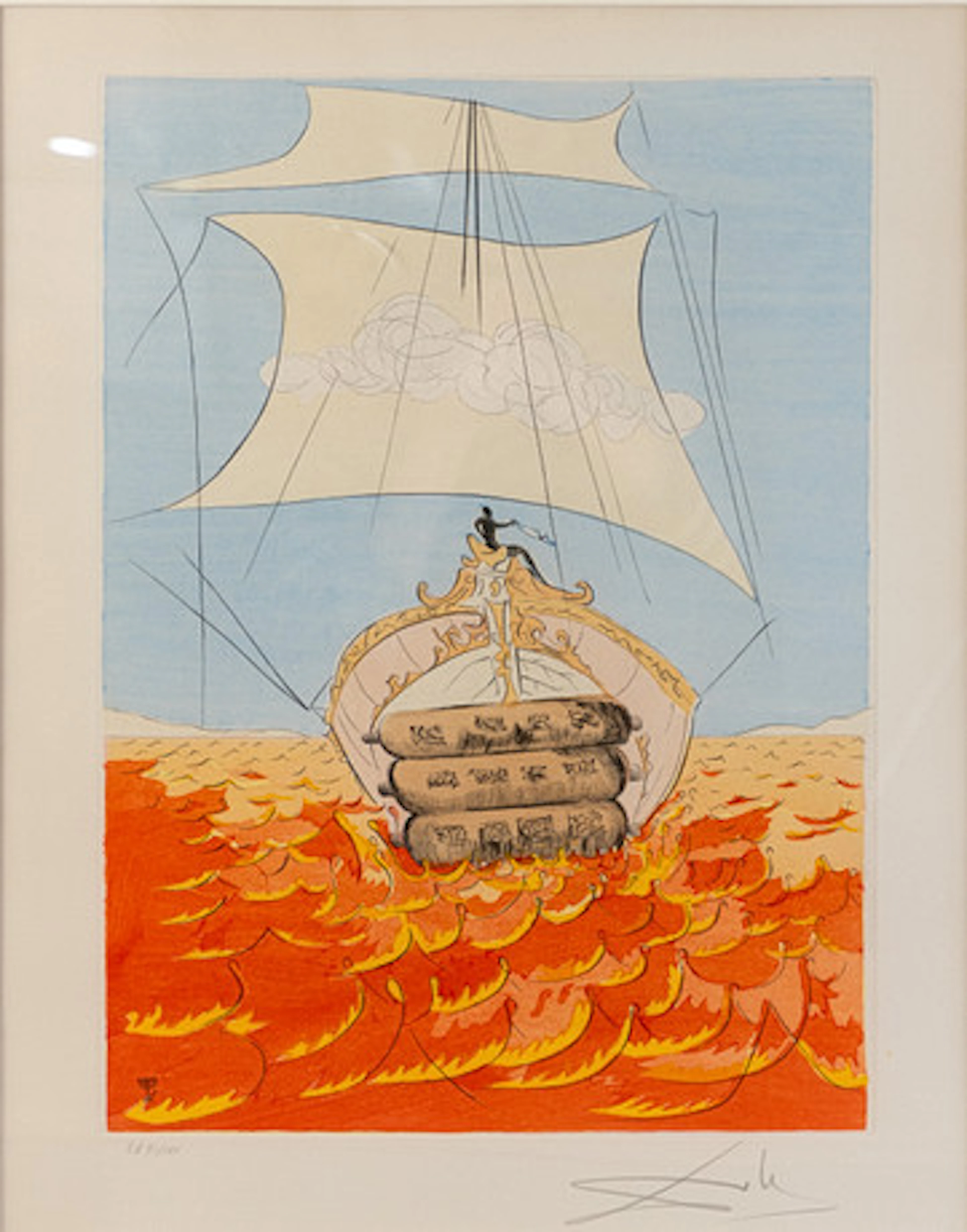 SALVADOR DALI (1904-1989). Naftali/Återtr…