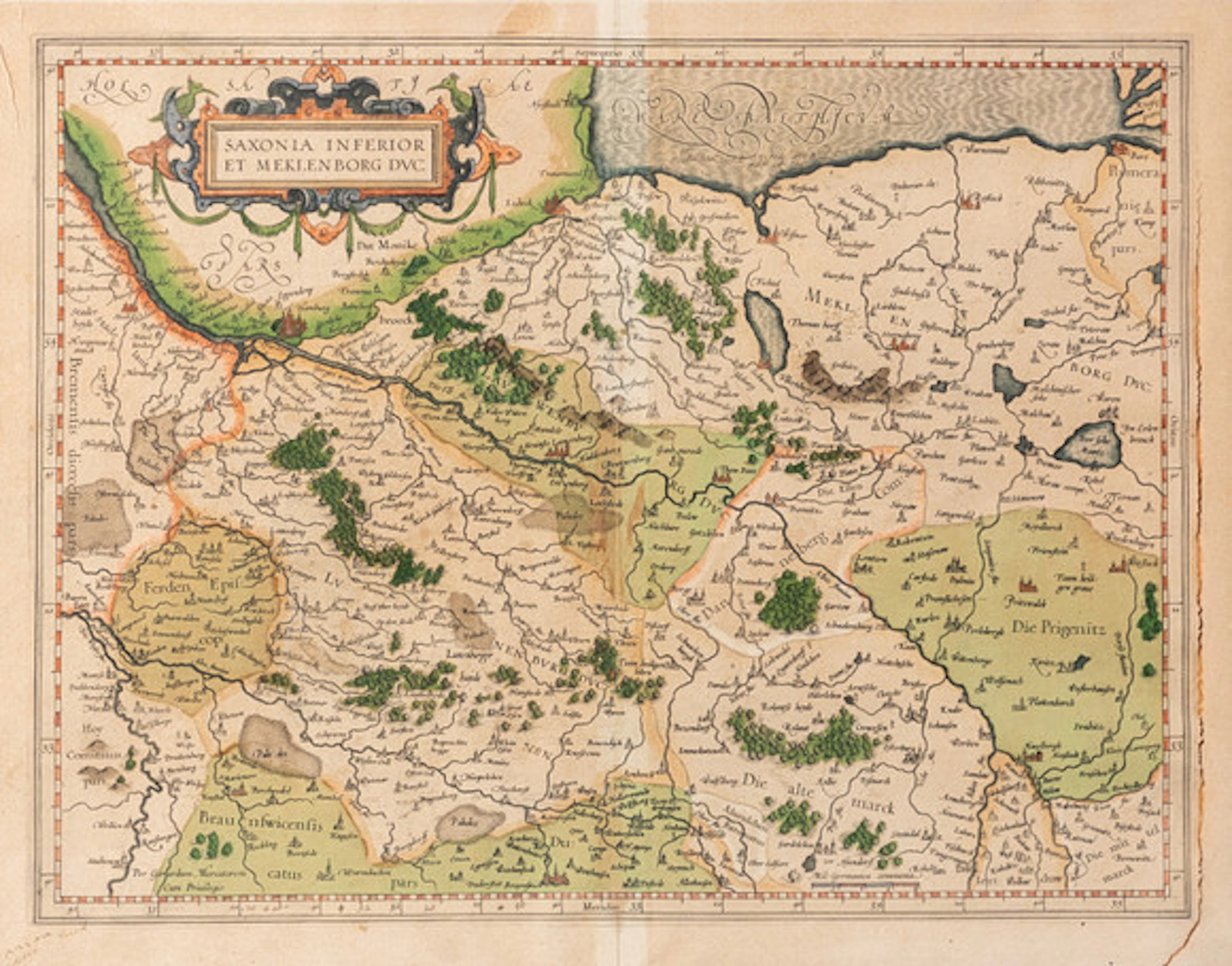 GERHARD MERCATOR (1512-1594). Karta över N…