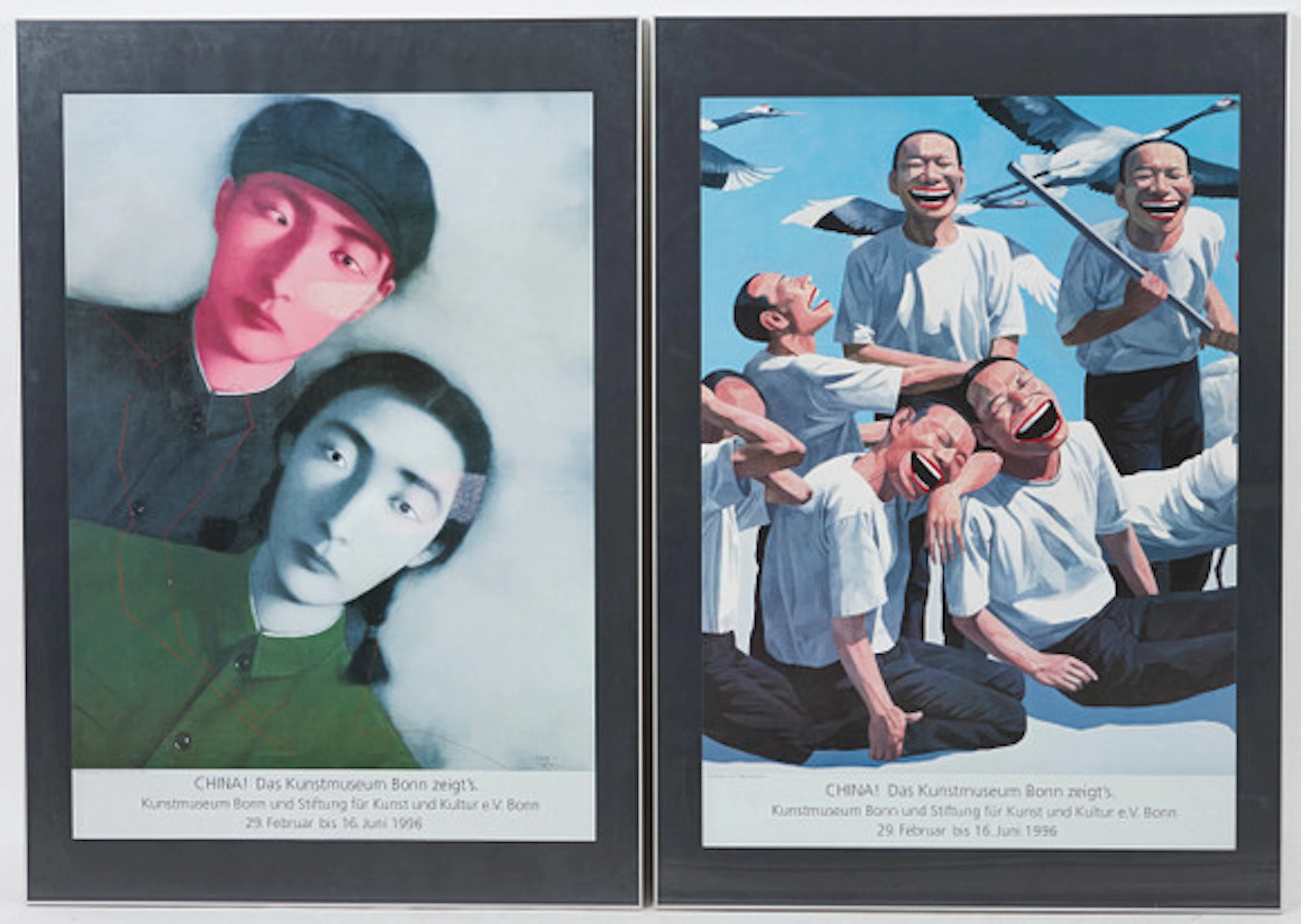 Kunstmuseum Bonn, två utställningsaffische…