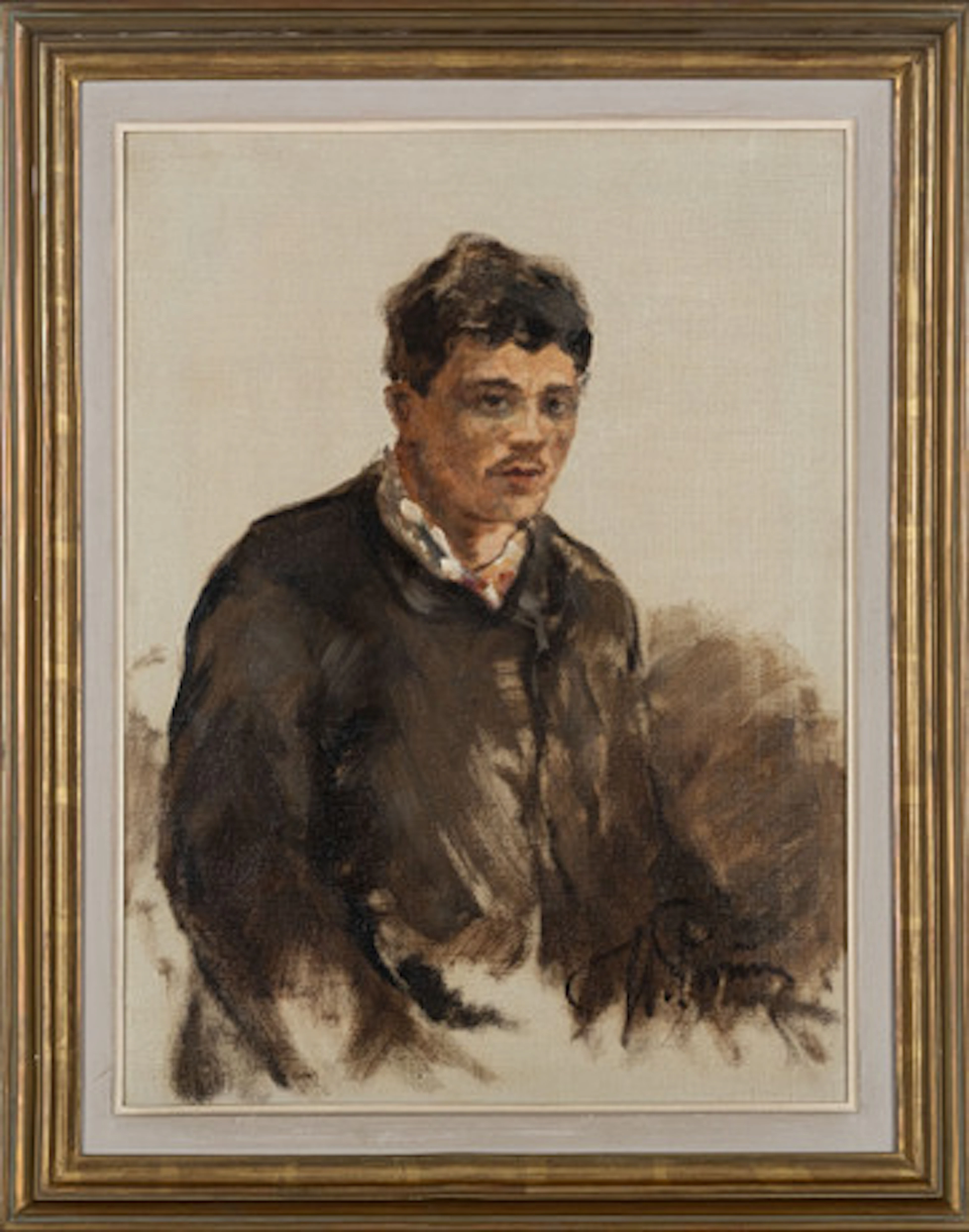 ILYA EFIMOVICH REPIN. Studie av en man, si…