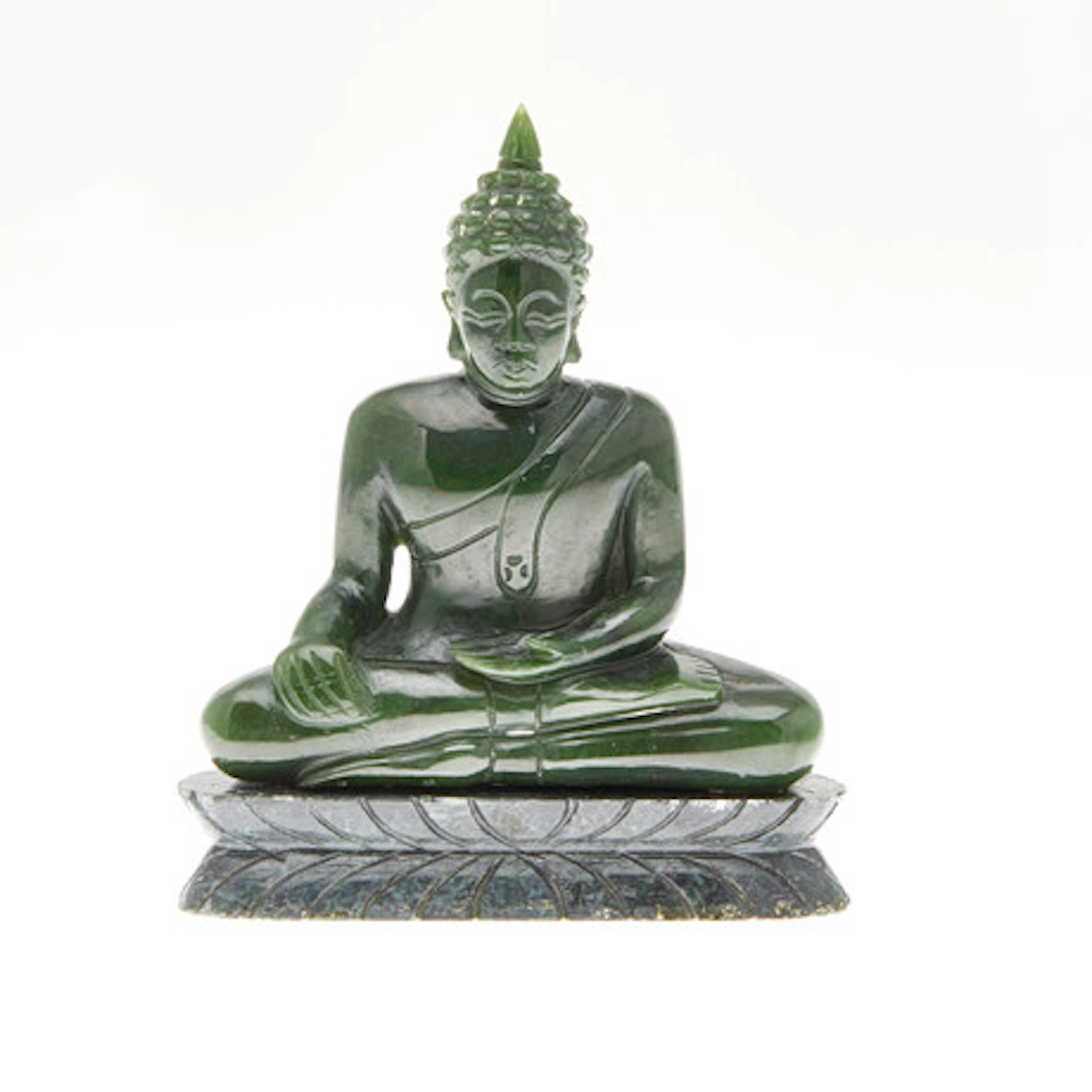 Sukhothai Buddha/ Skulptur/ Jade, Thailand.
