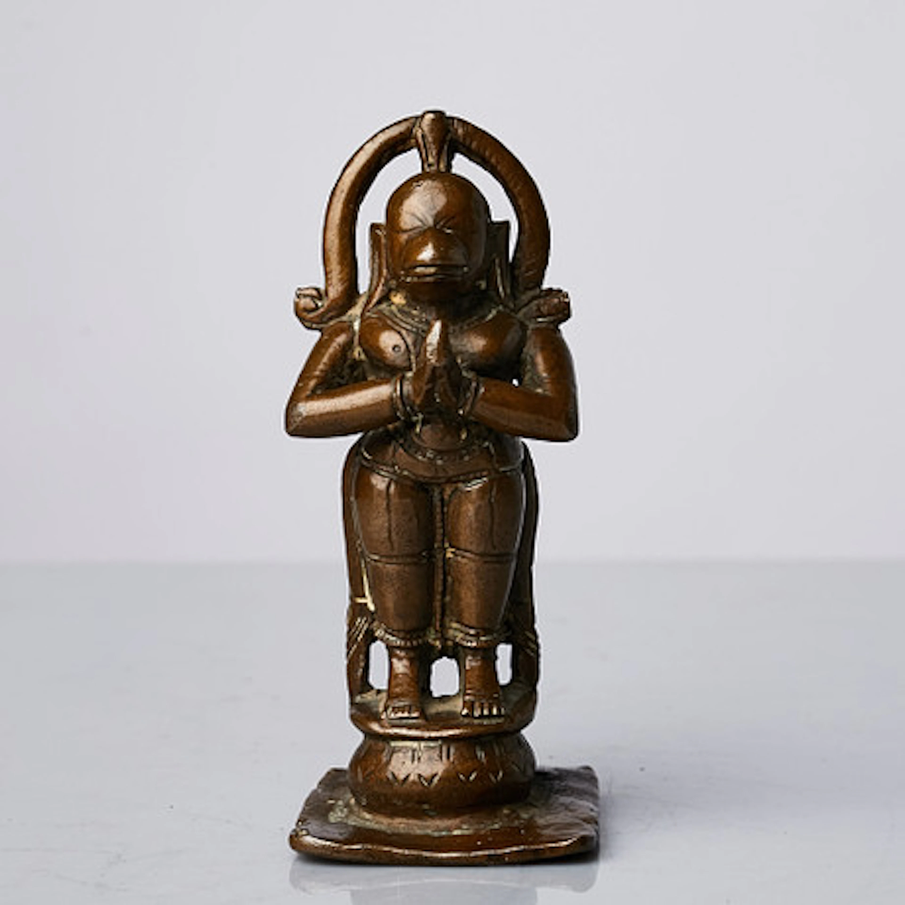 HANUMAN, Indien, 1800-tal, brons.