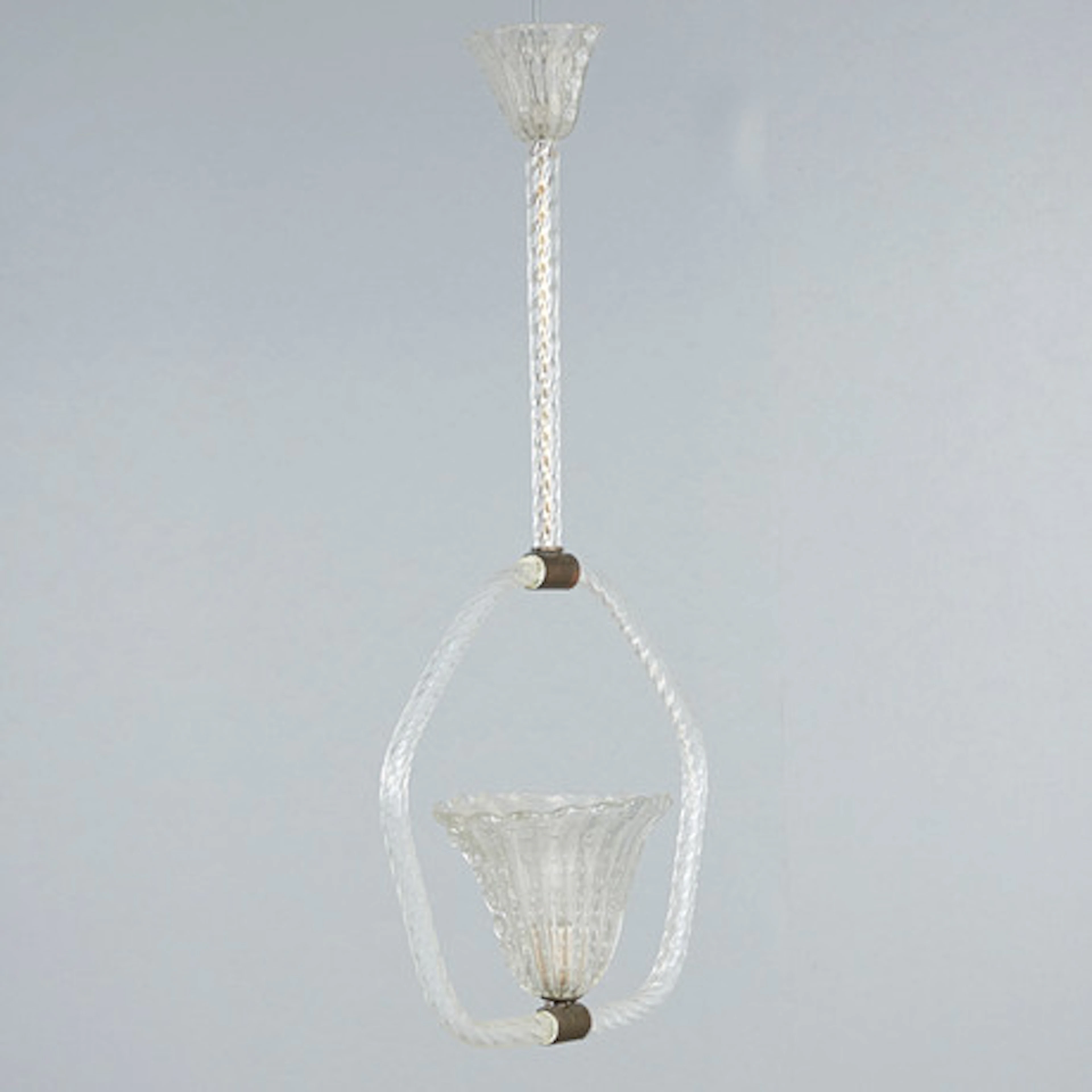 Murano taklampa/lampa, Muranoglas, metall,…