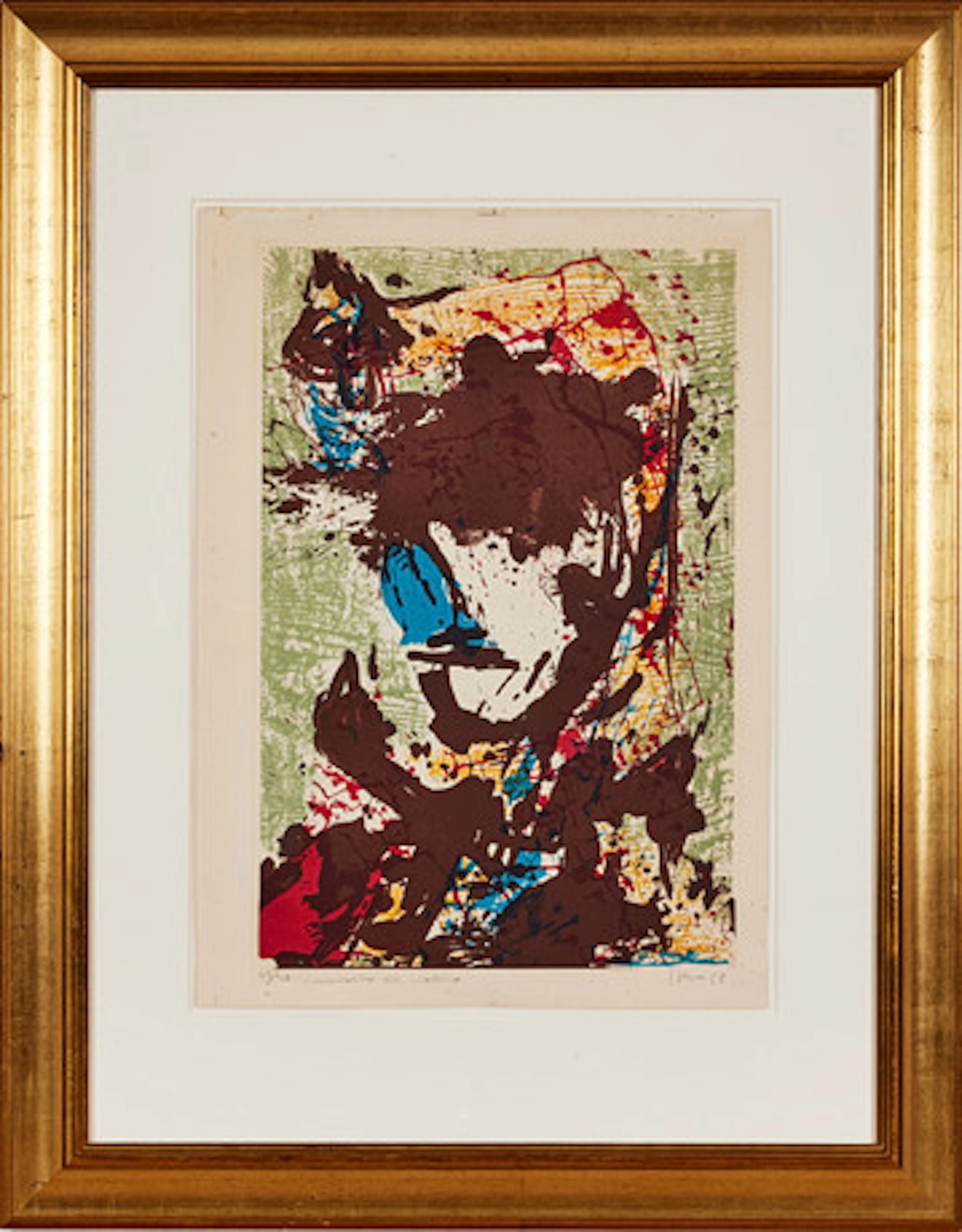 ASGER JORN. Marroncino del Mattino, färgli…