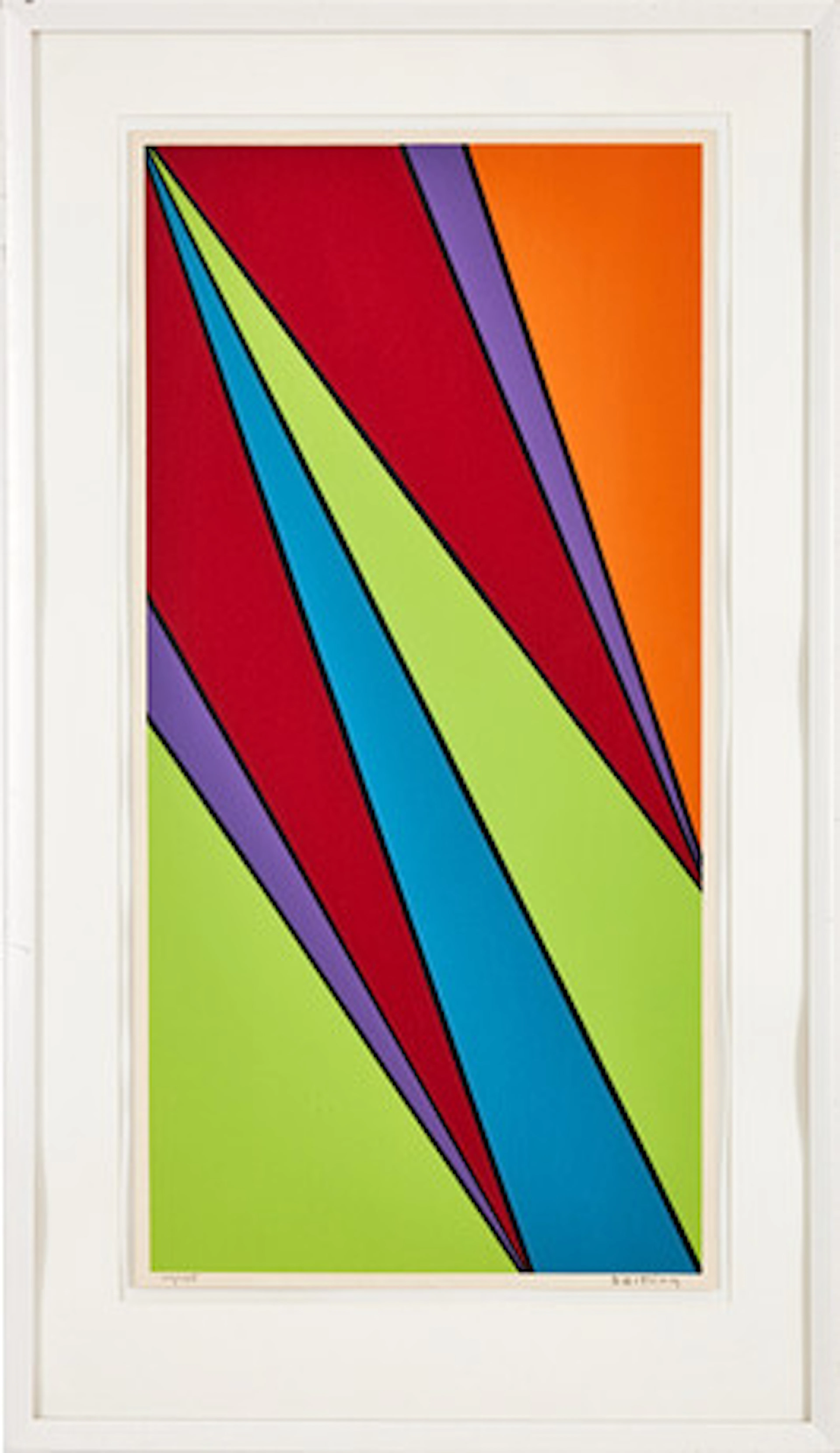 OLLE BAERTLING. "Bipaxi", färgserigrafi, 5…