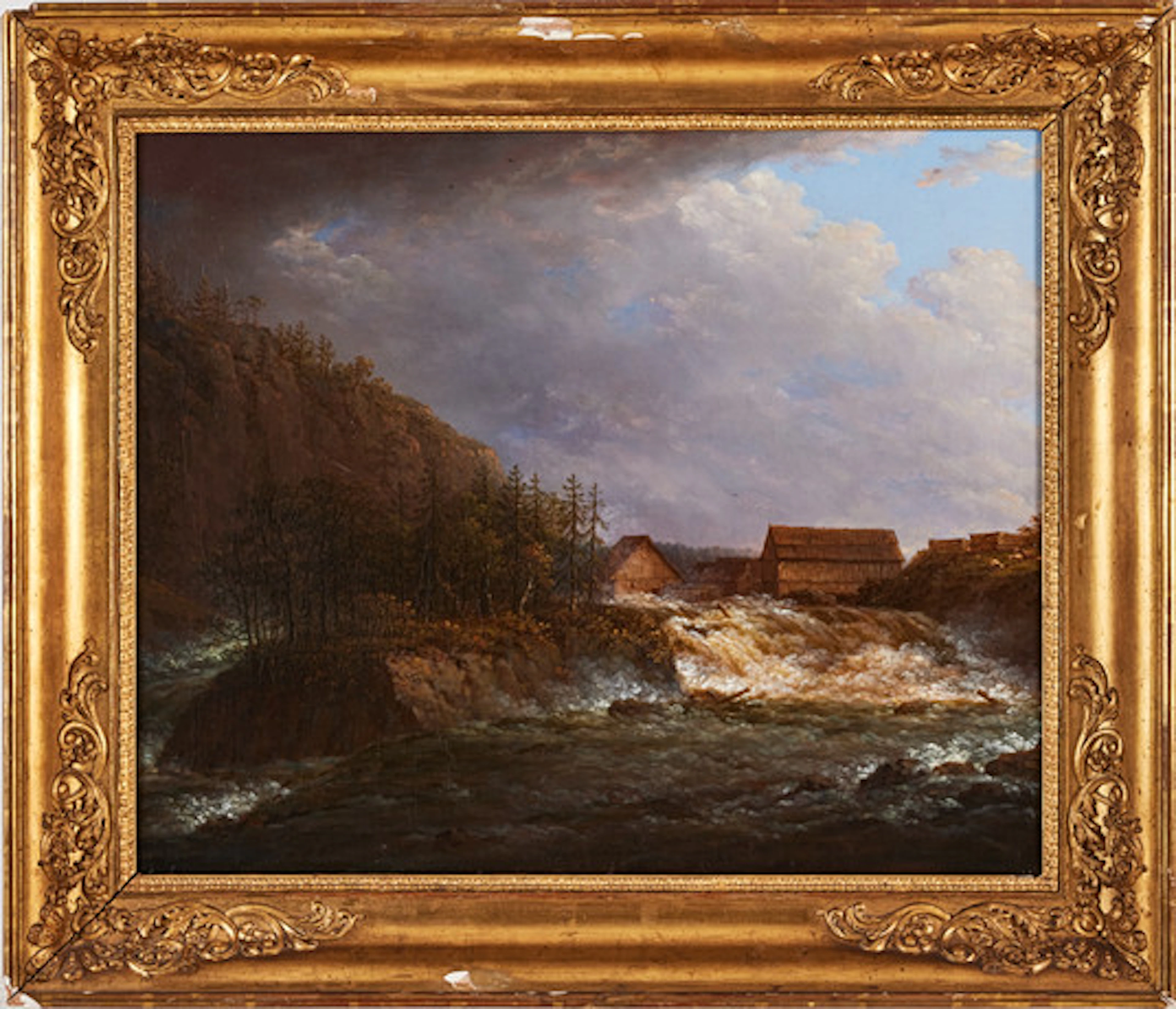 CARL JOHAN FAHLCRANTZ. Utsigt af Gullöfall…