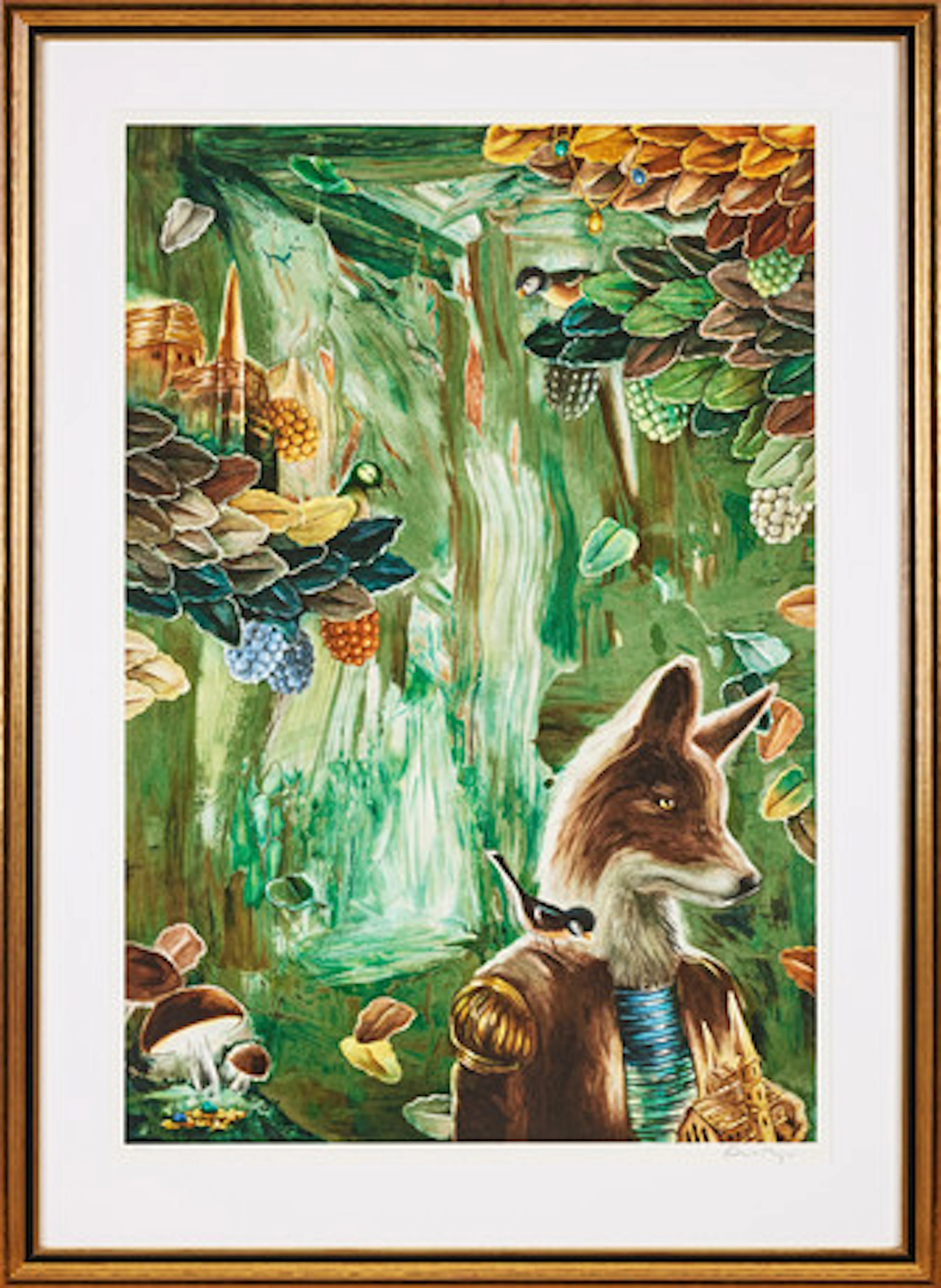 ERNST BILLGREN. "Pallaren", färglitografi,…