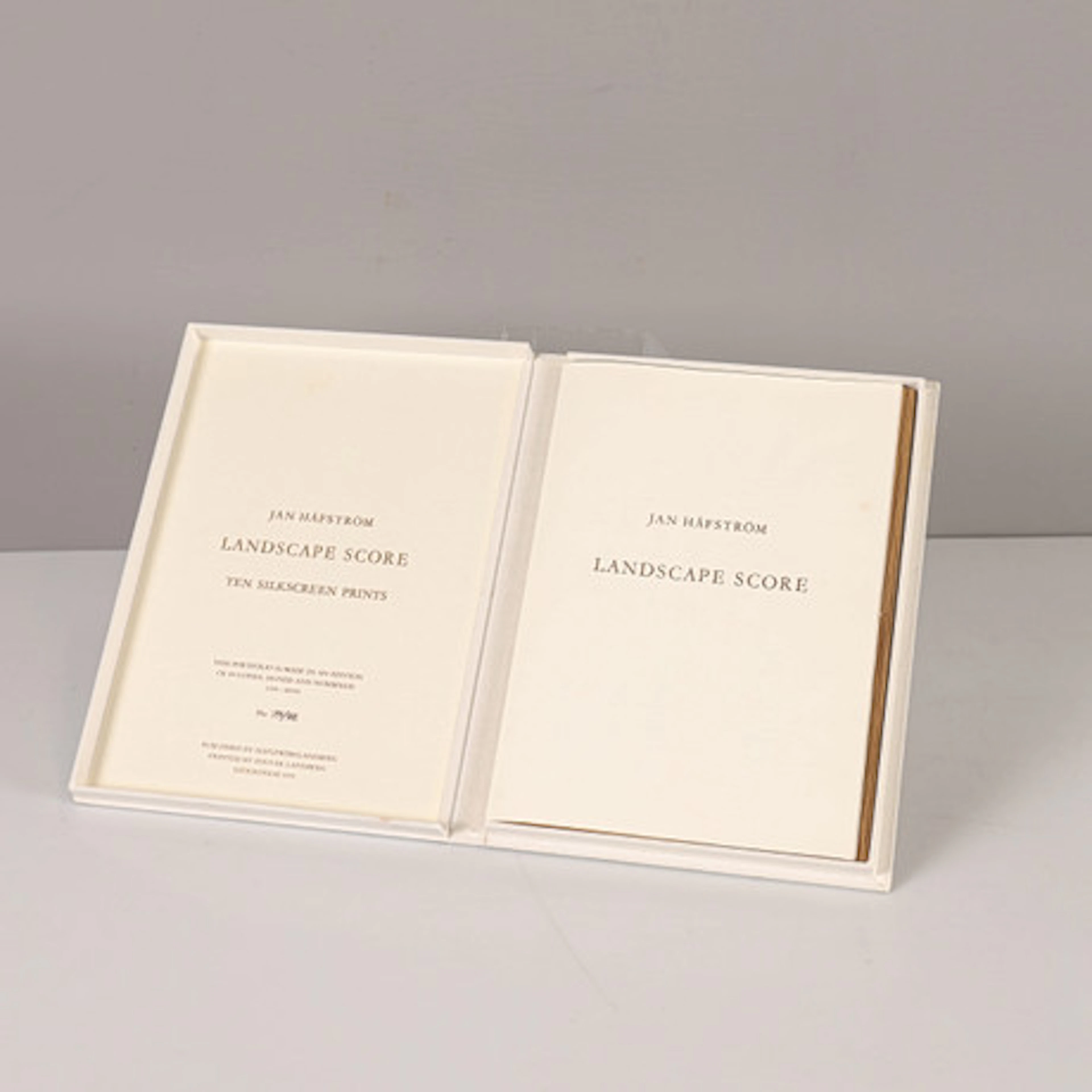 JAN HÅFSTRÖM (FÖDD 1937). "Landscape Score…
