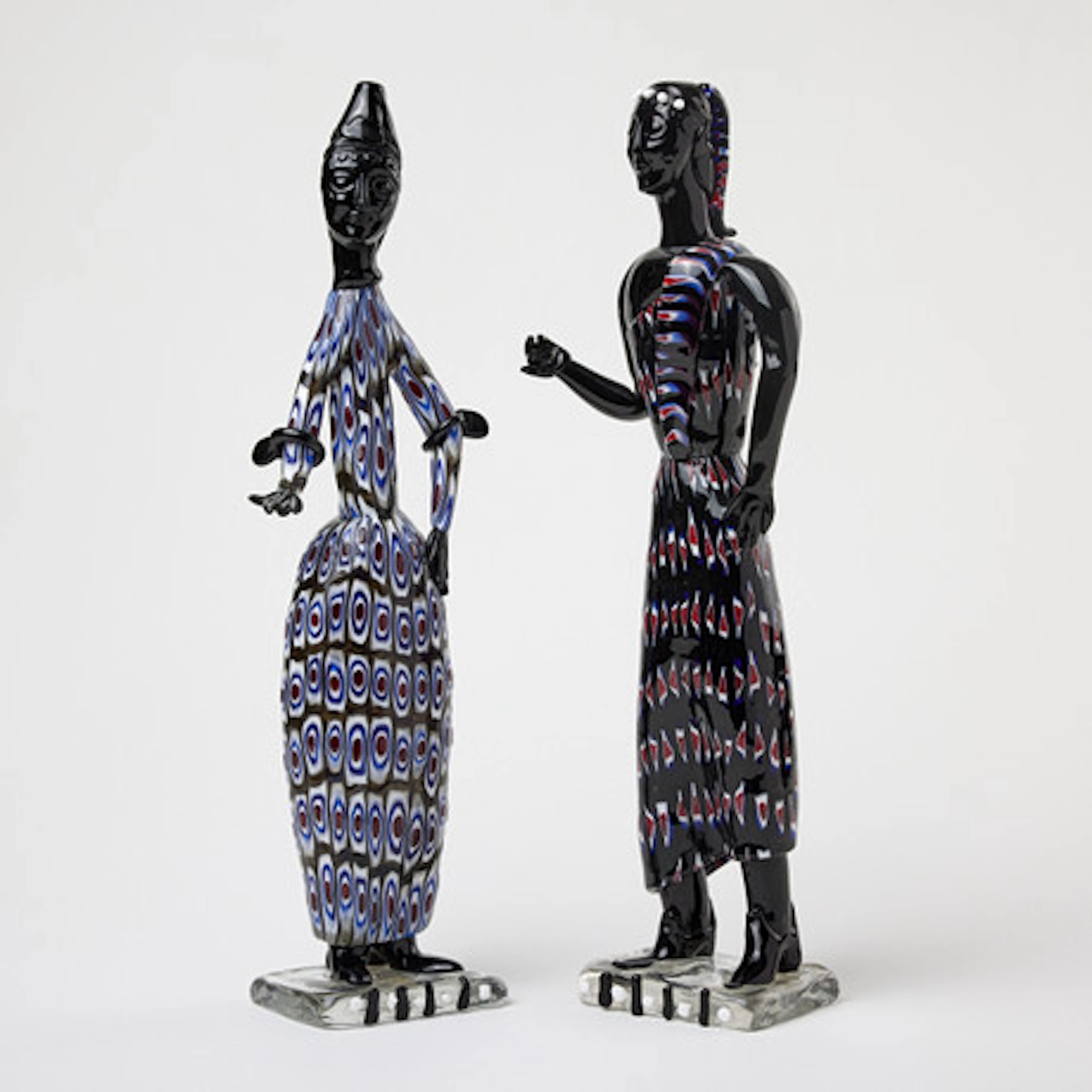 FULVIO BIANCONI. "Figurina Africana", skul…