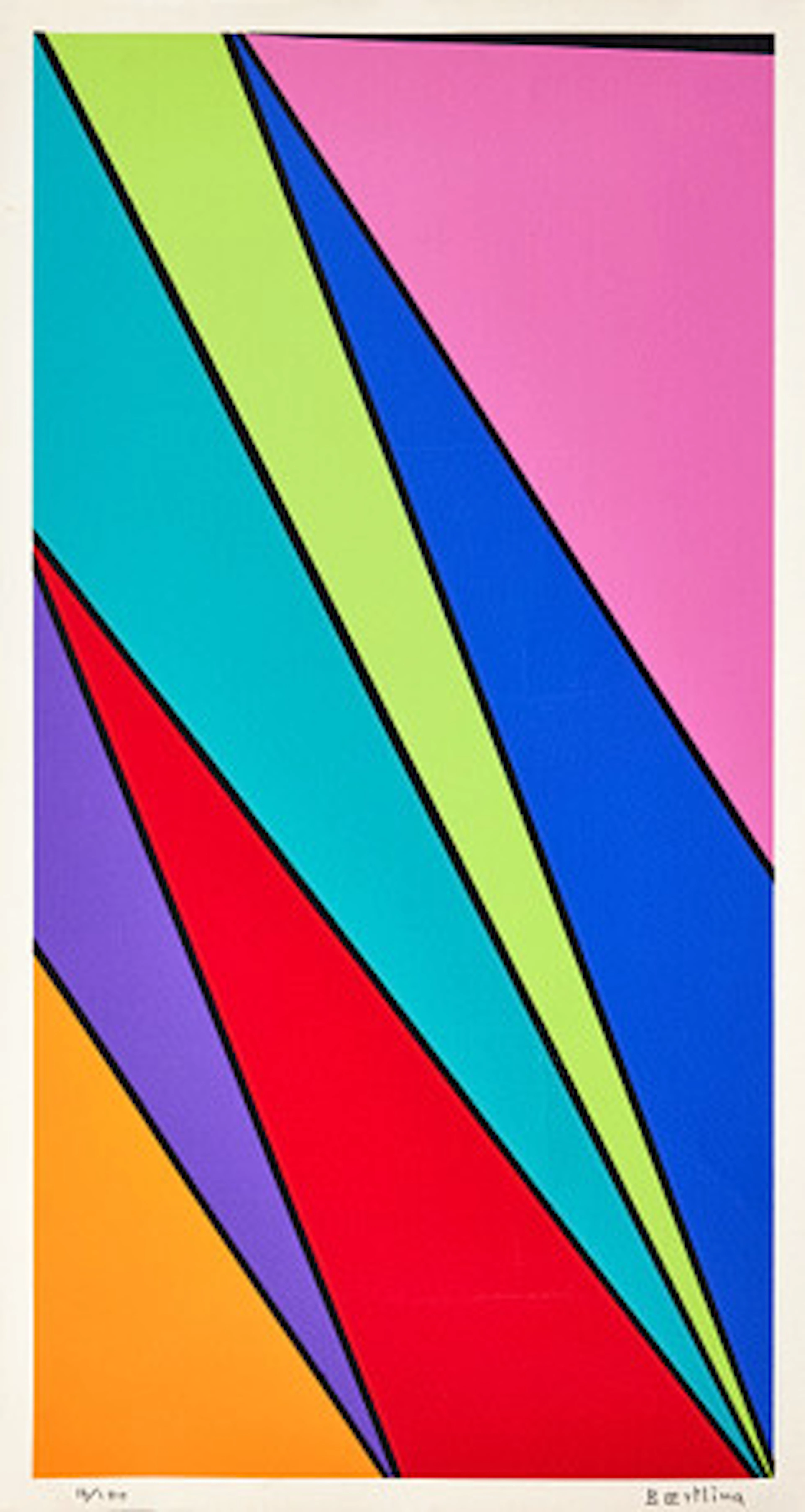 OLLE BAERTLING. "Deny", färgserigrafi, 196…