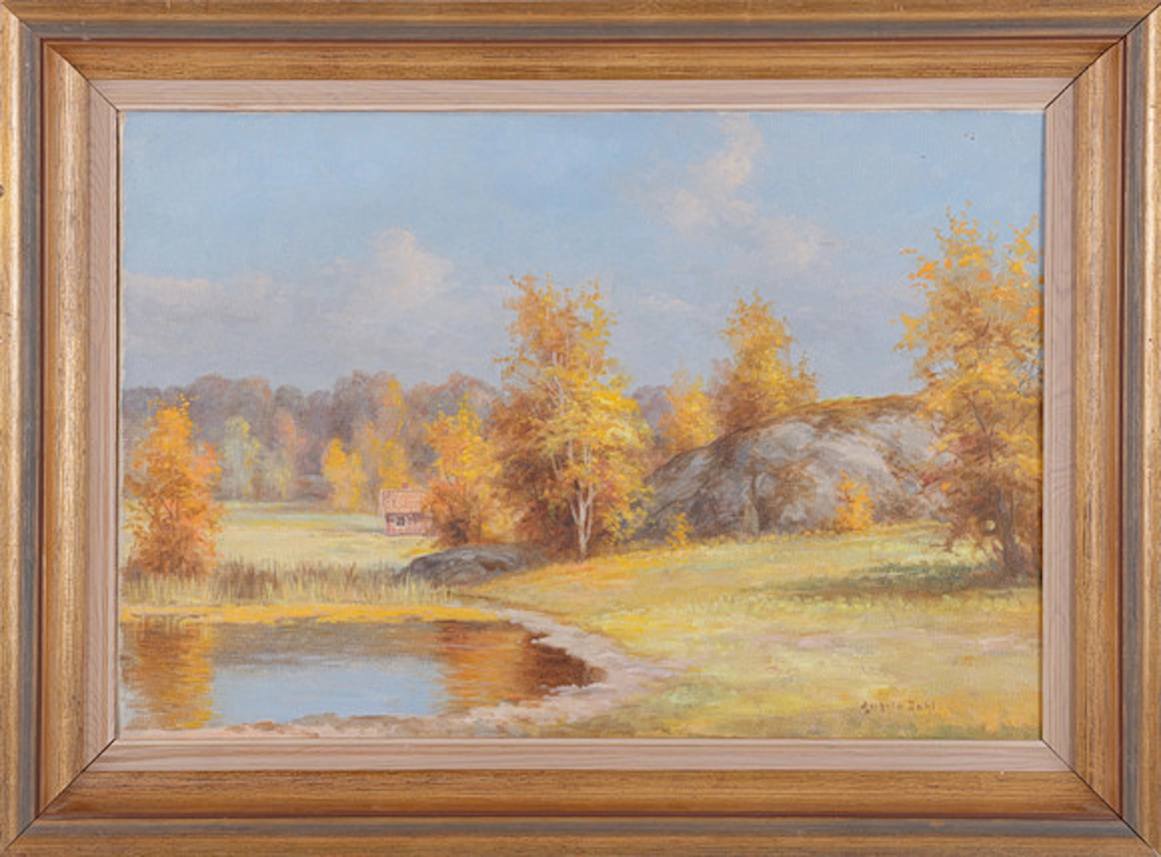 ANSHELM DAHL (1897-1964). Landskap, signer…