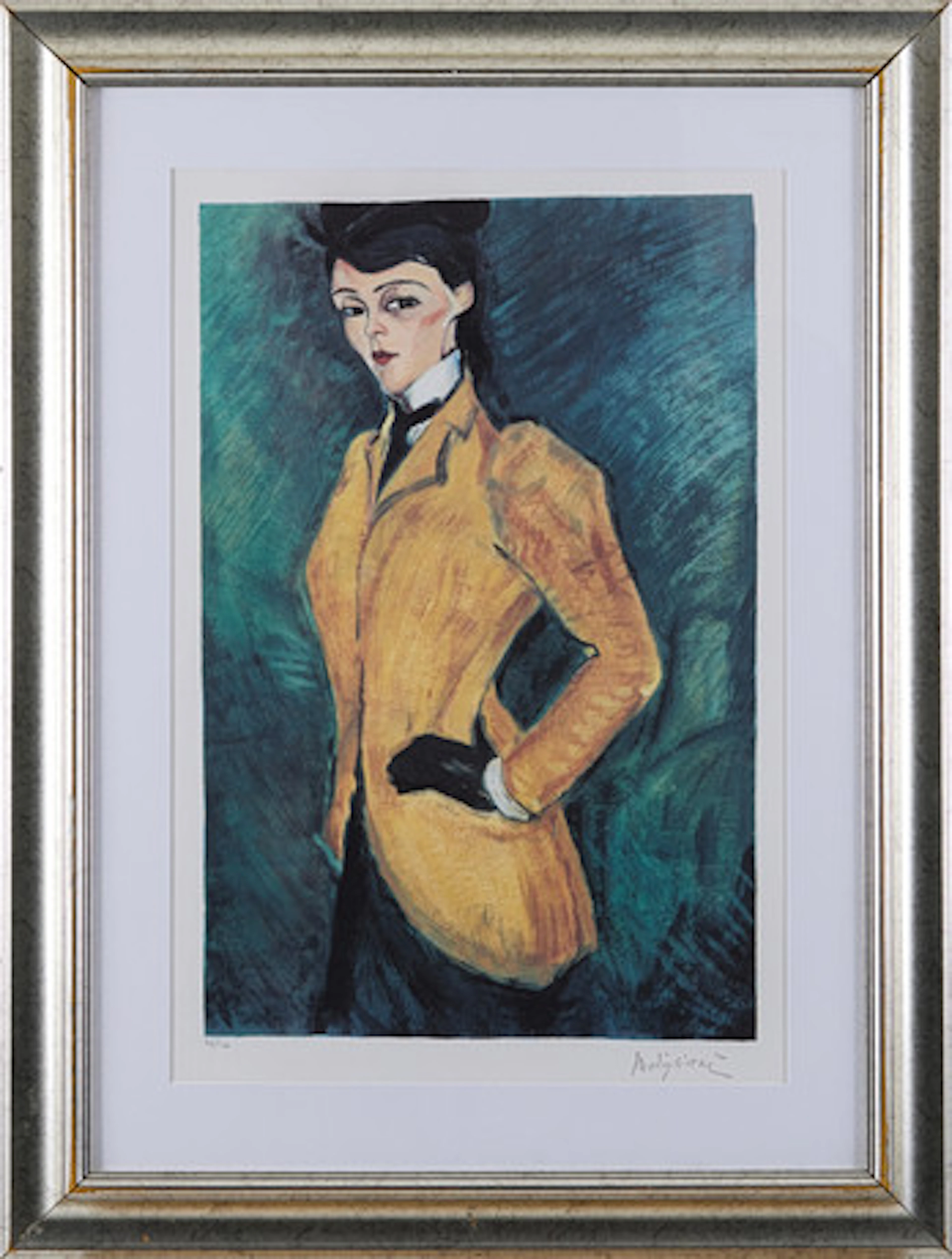 AMADEO MODIGLIANI ( 1884-1920). Efter. Kvi…