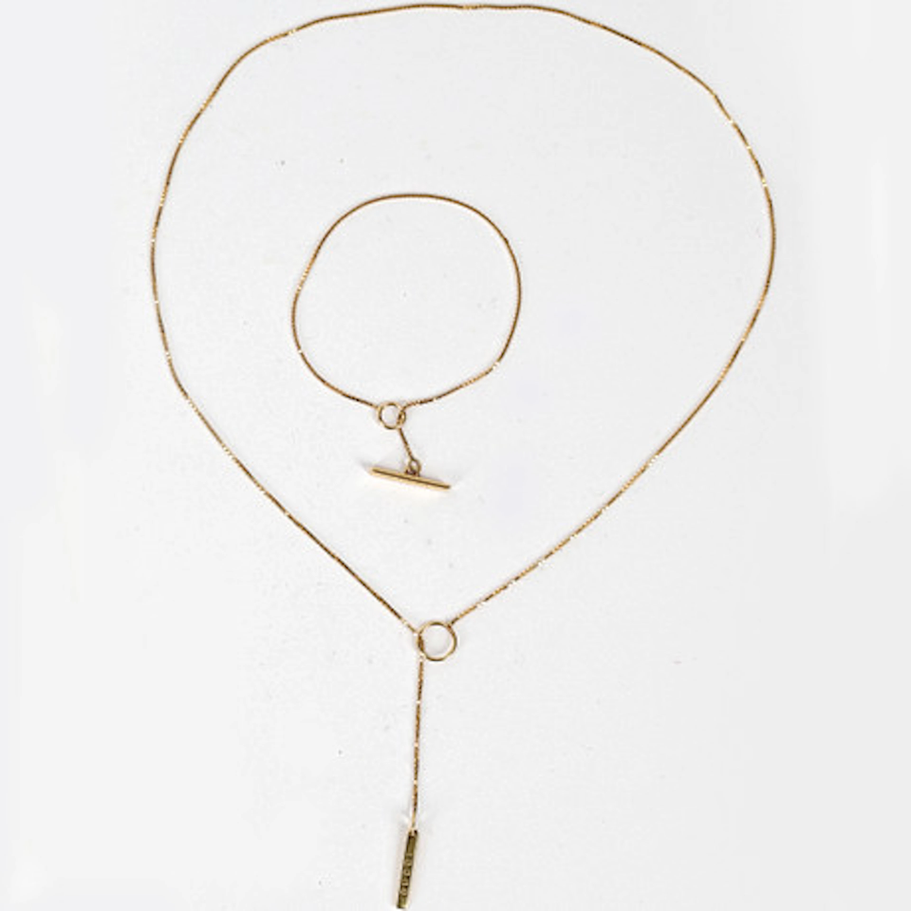 GUCCI Halsband och armband 18K guld, Venez…