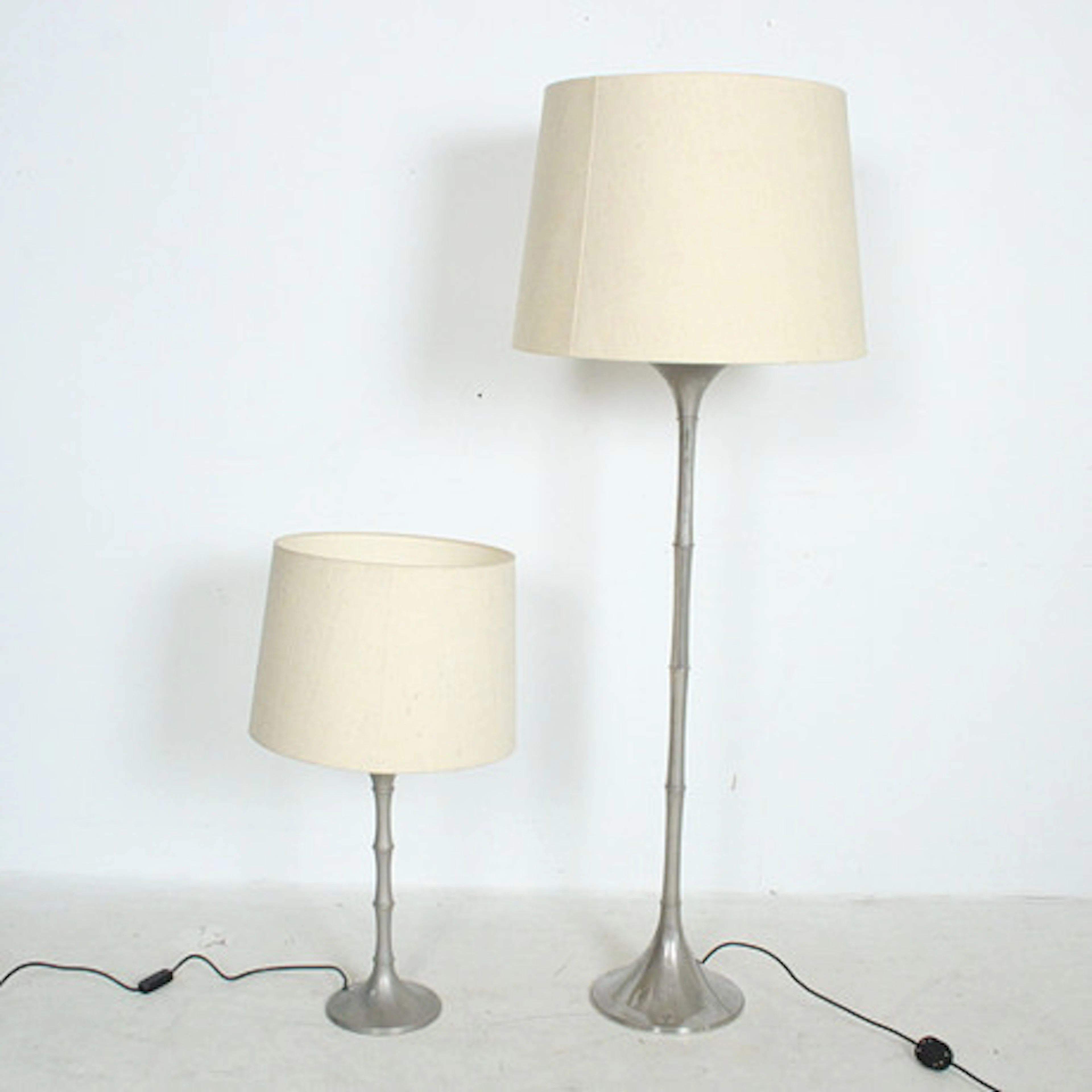 INGO MAURER. ”Bamboo Lamp” bord och golvla…