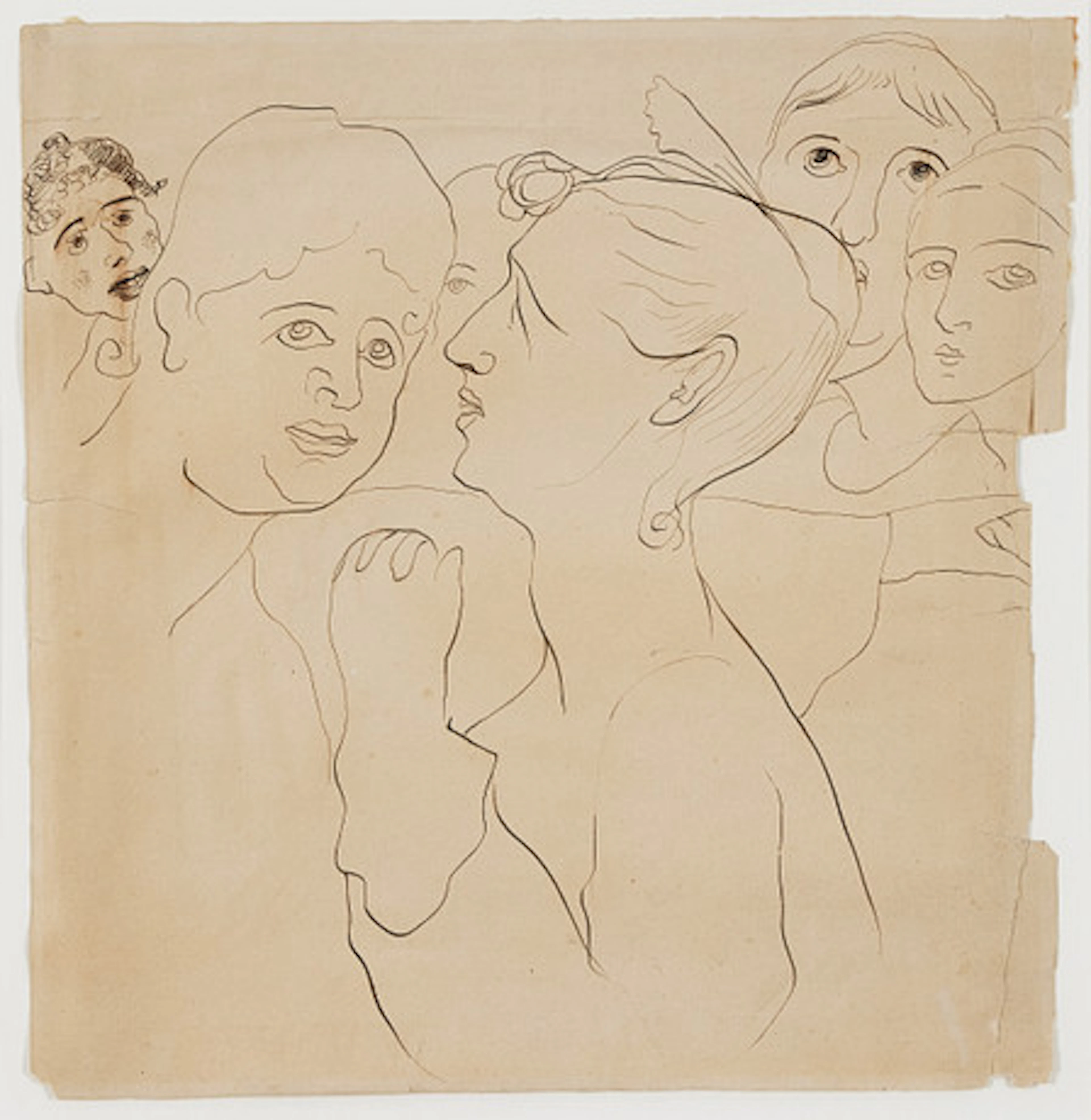 ERNST JOSEPHSON. Tillskriven. Kvinna viska…