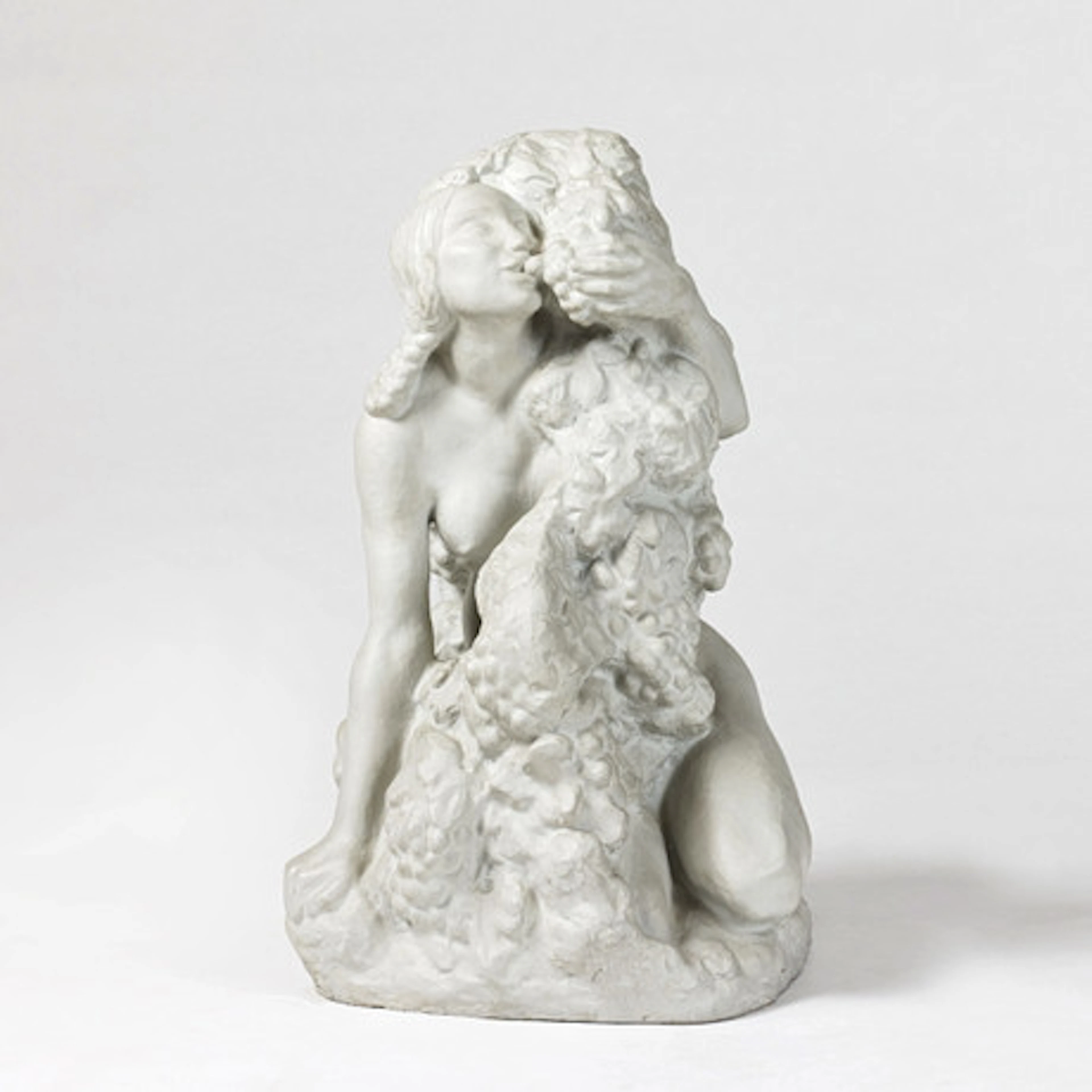CARL MILLES. "Flicka med druvor", gips, hö…