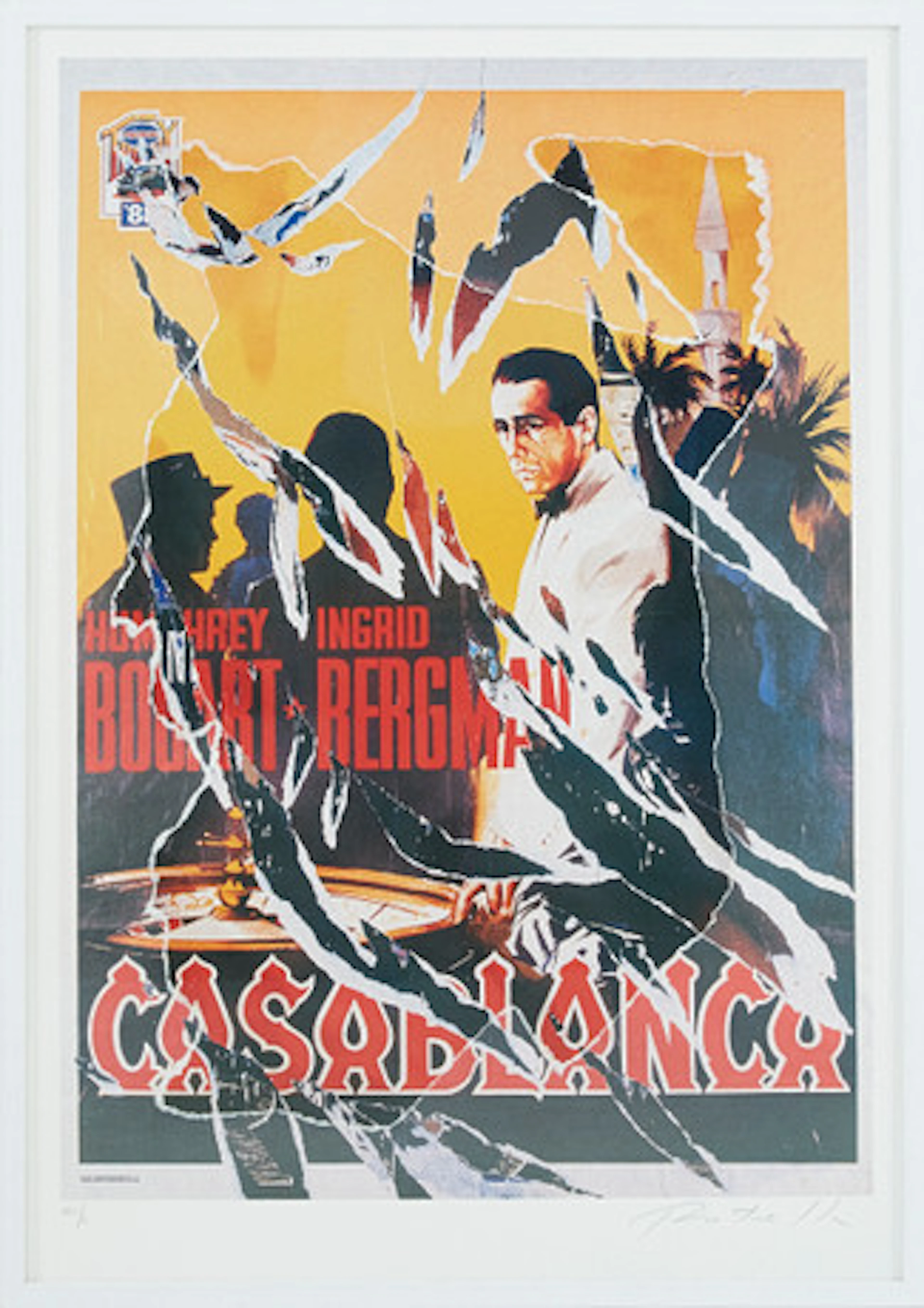 MIMMO ROTELLO (1918-2006). "Casablanca", g…