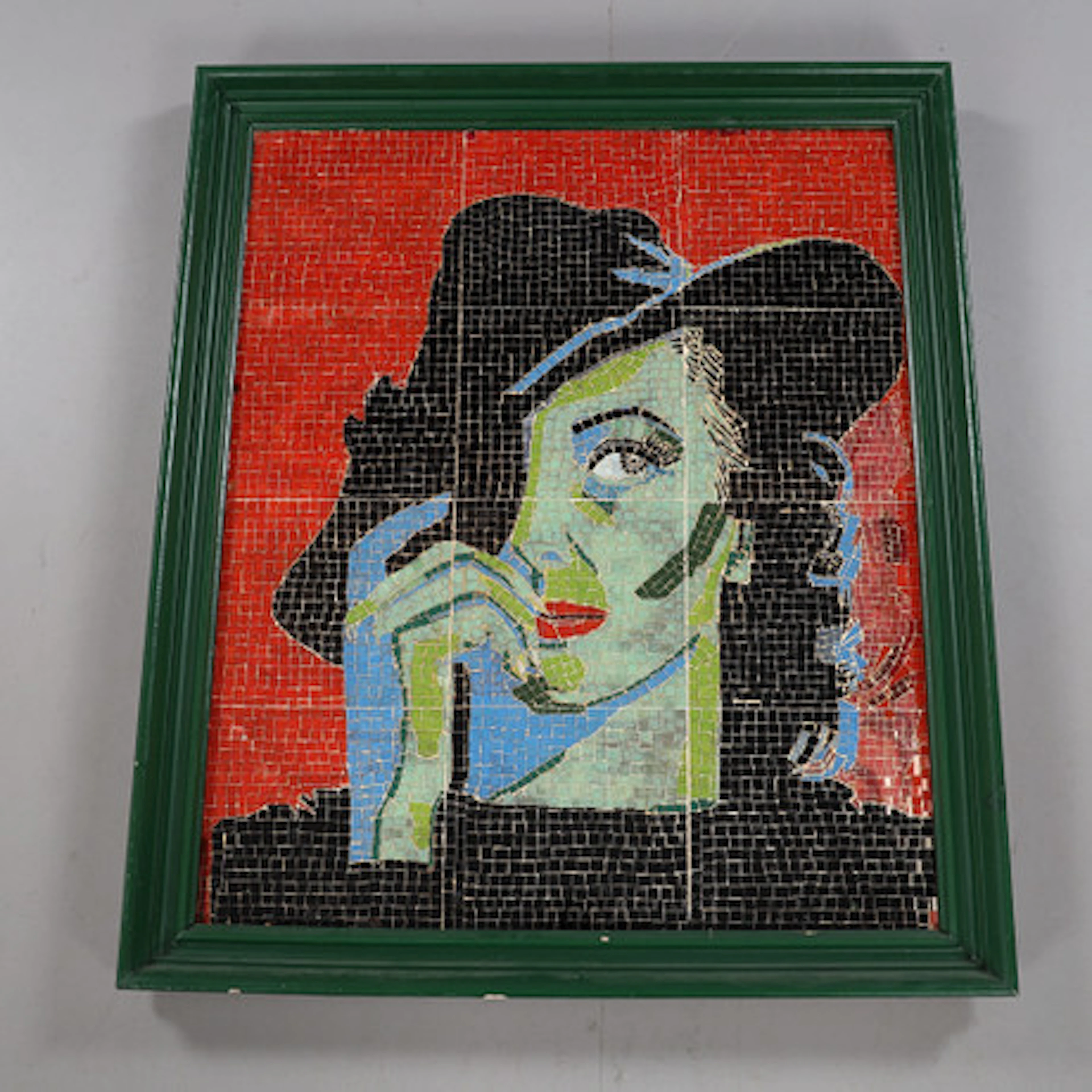 MOSAIKTAVLA, motiv 'Ingrid Bergman'.
