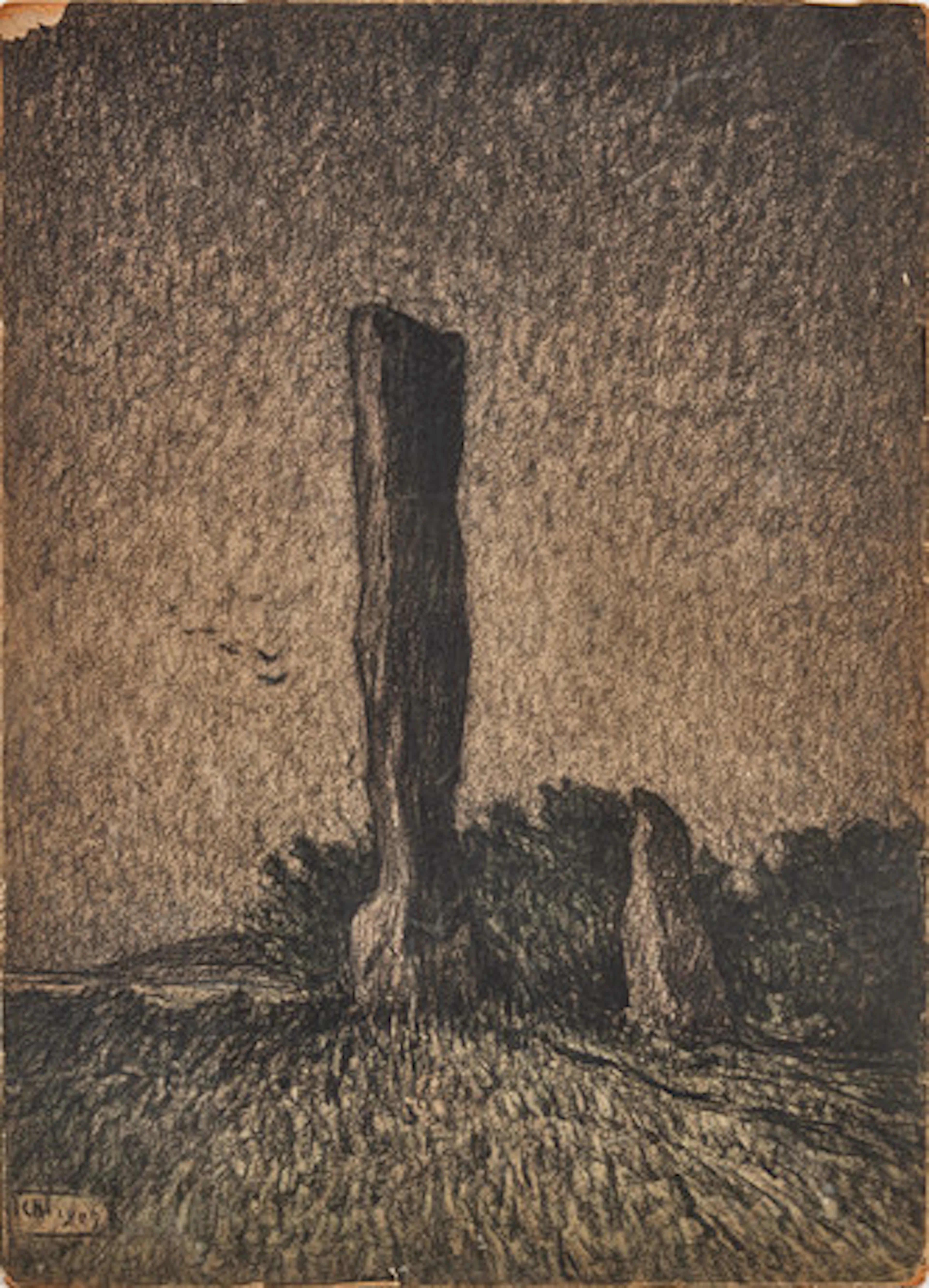 KARL NORDSTRÖM. "Halland", kol på pappann…
