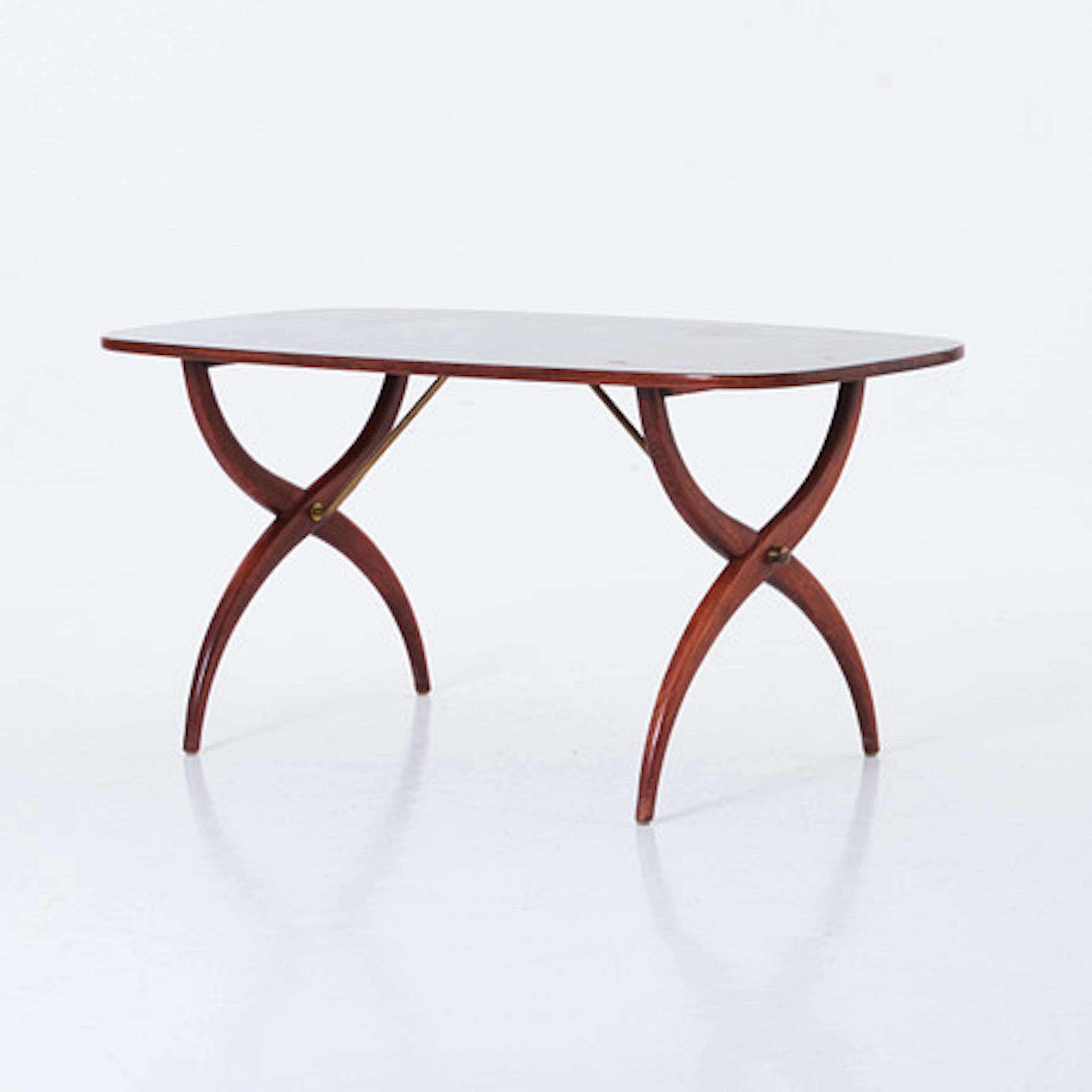 DAVID ROSEN. Soffbord, mahognyfanér, benst…