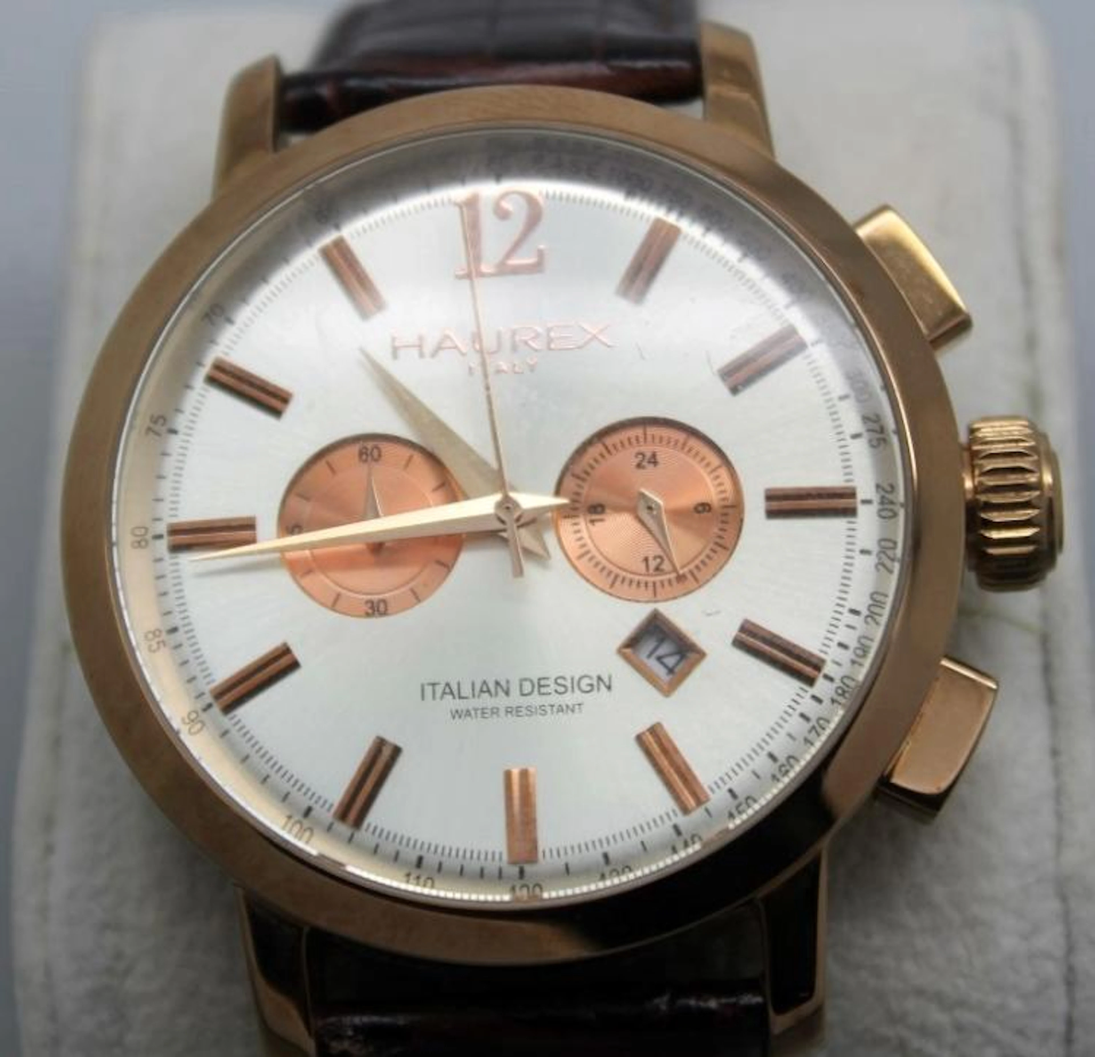 Haurex Mens Italian Watch w Box