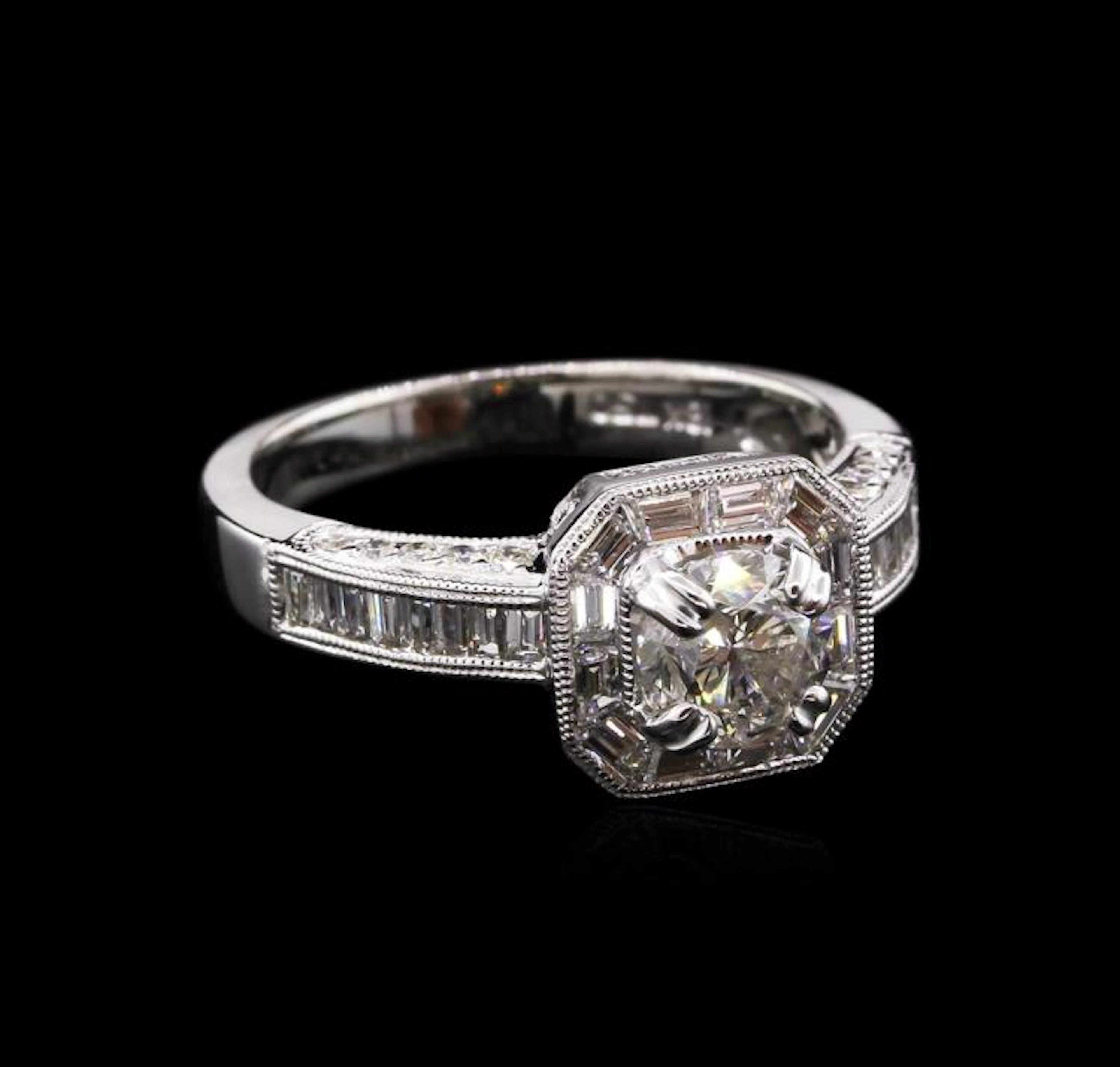 1.77 ctw Diamond Ring - 18KT White Gold