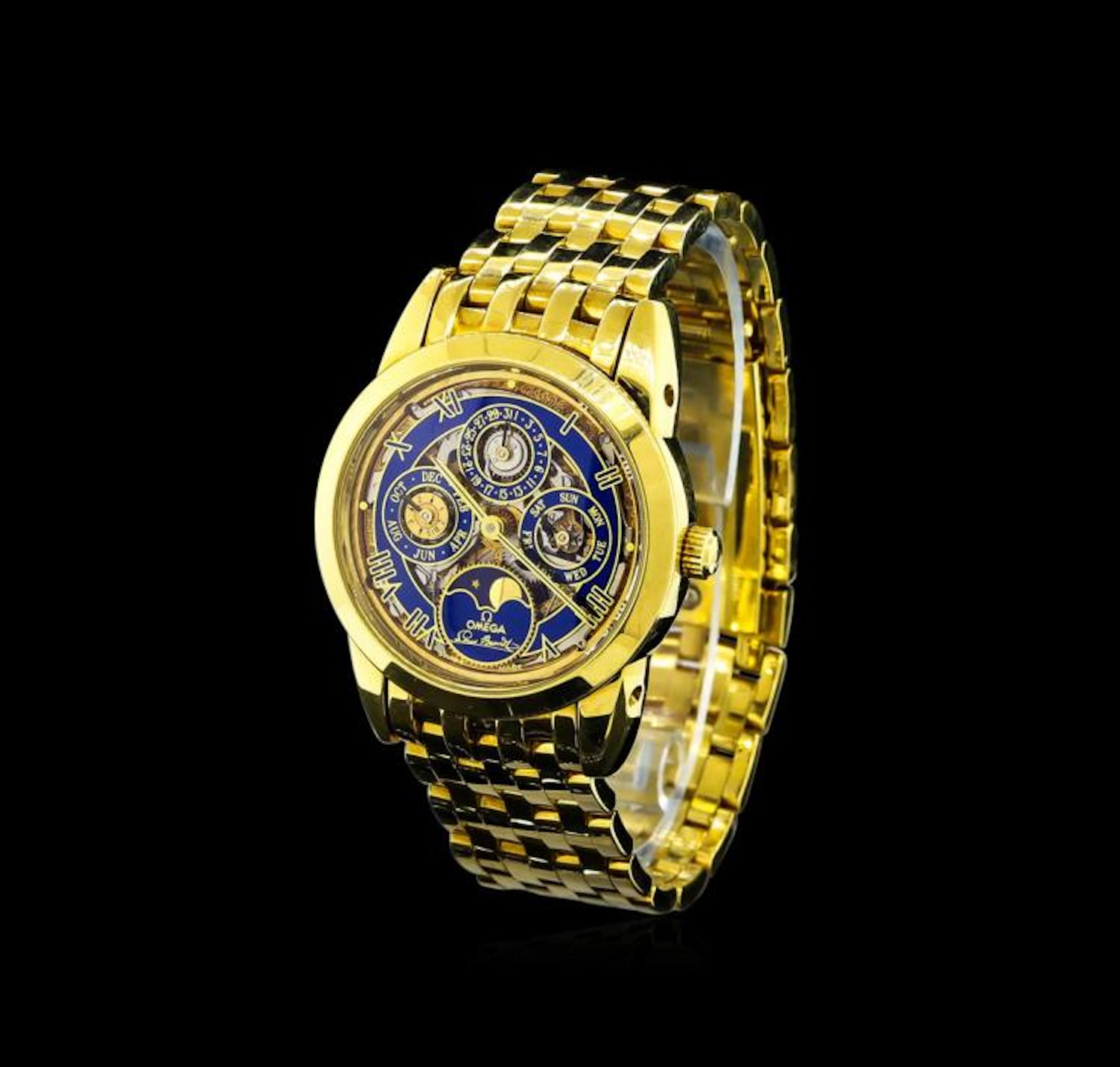 Omega 18KT Gold Louis Brandt Special Edition Watch