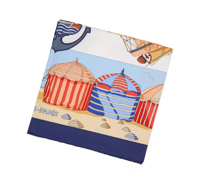 Hermes Charmes Des Plages Normades 90cm Scarf