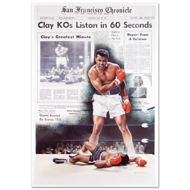 Clay KOs Liston
