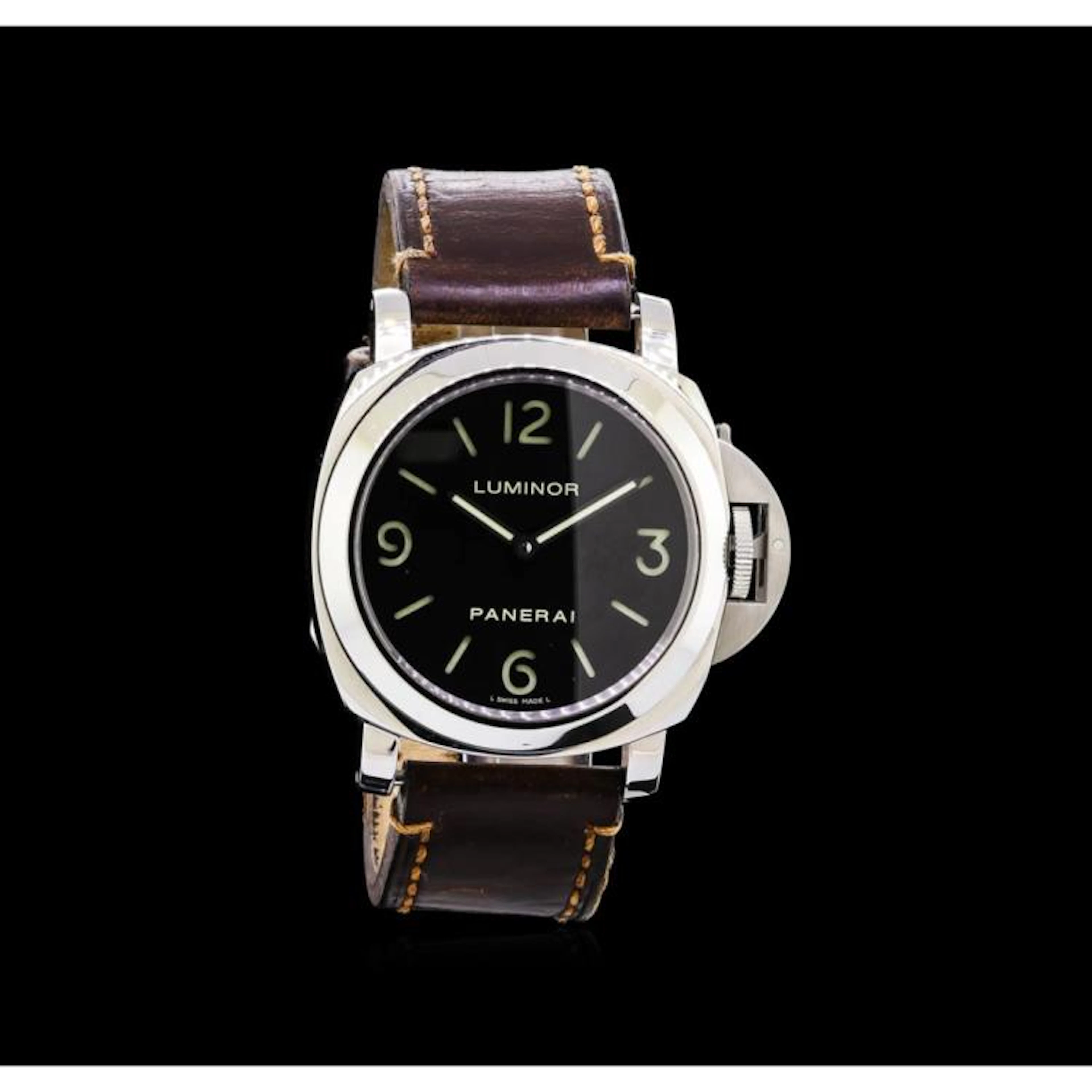 Panerai Stainless Steel Luminor Base Watch