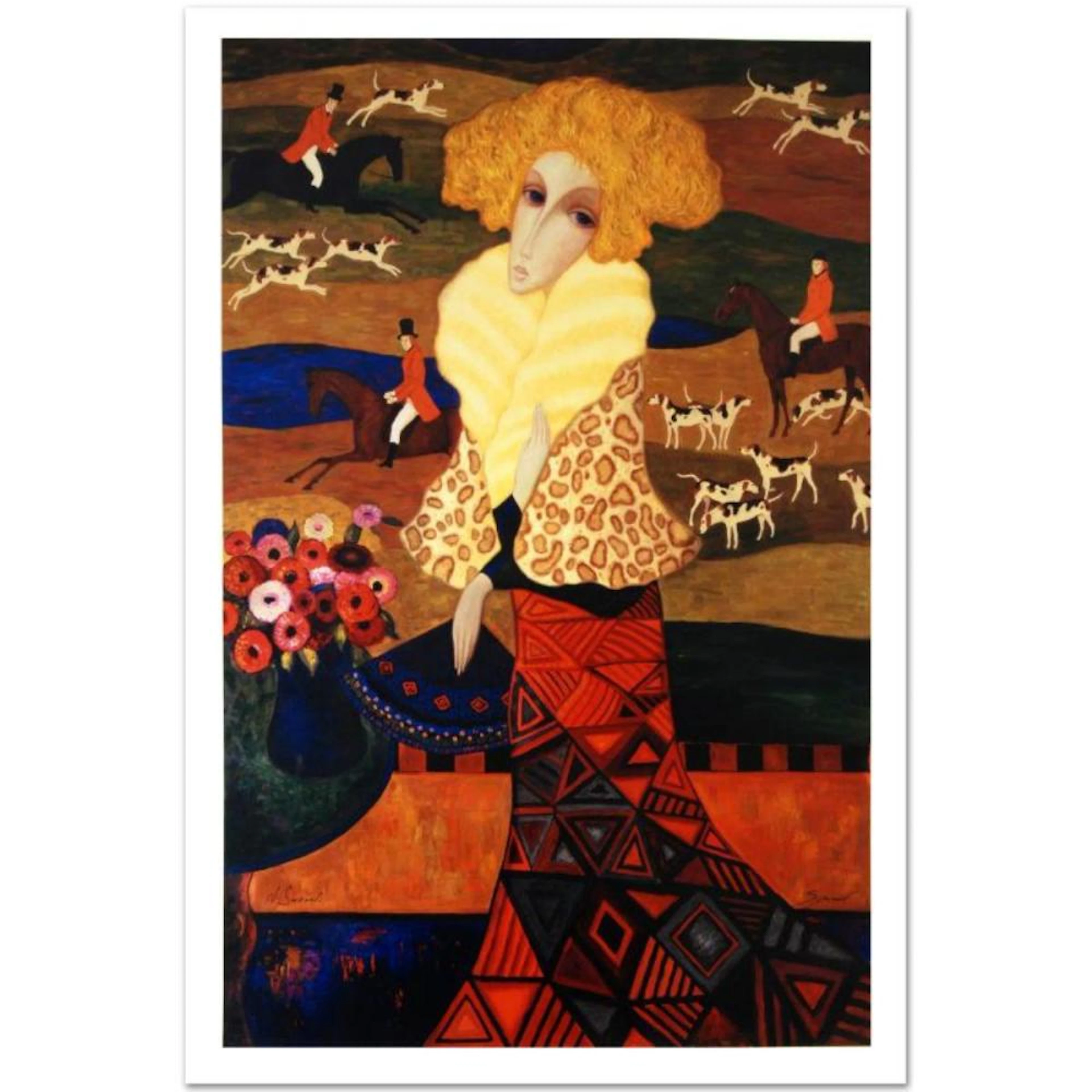 Tapestry Of The Hunt by Smirnov (1953-2006)