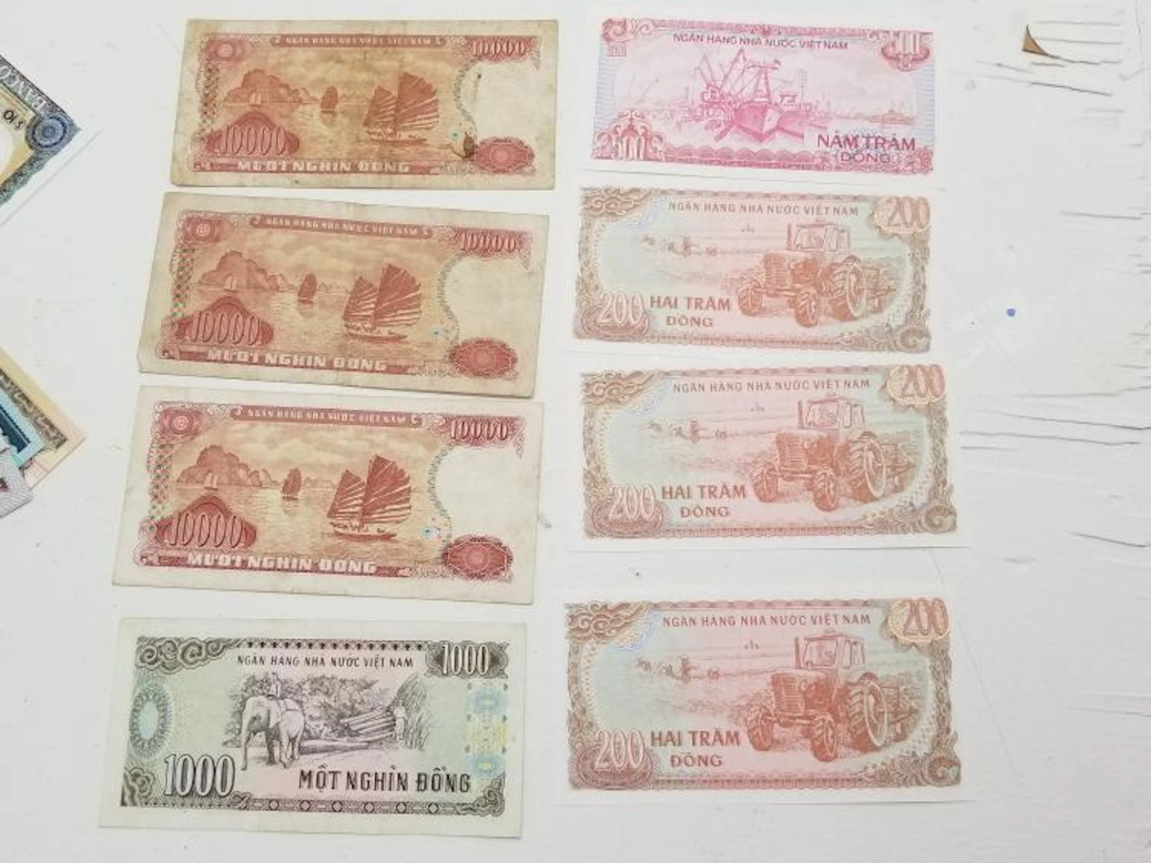 Huge Viet Nam Dong Paper Money Banknote Lot