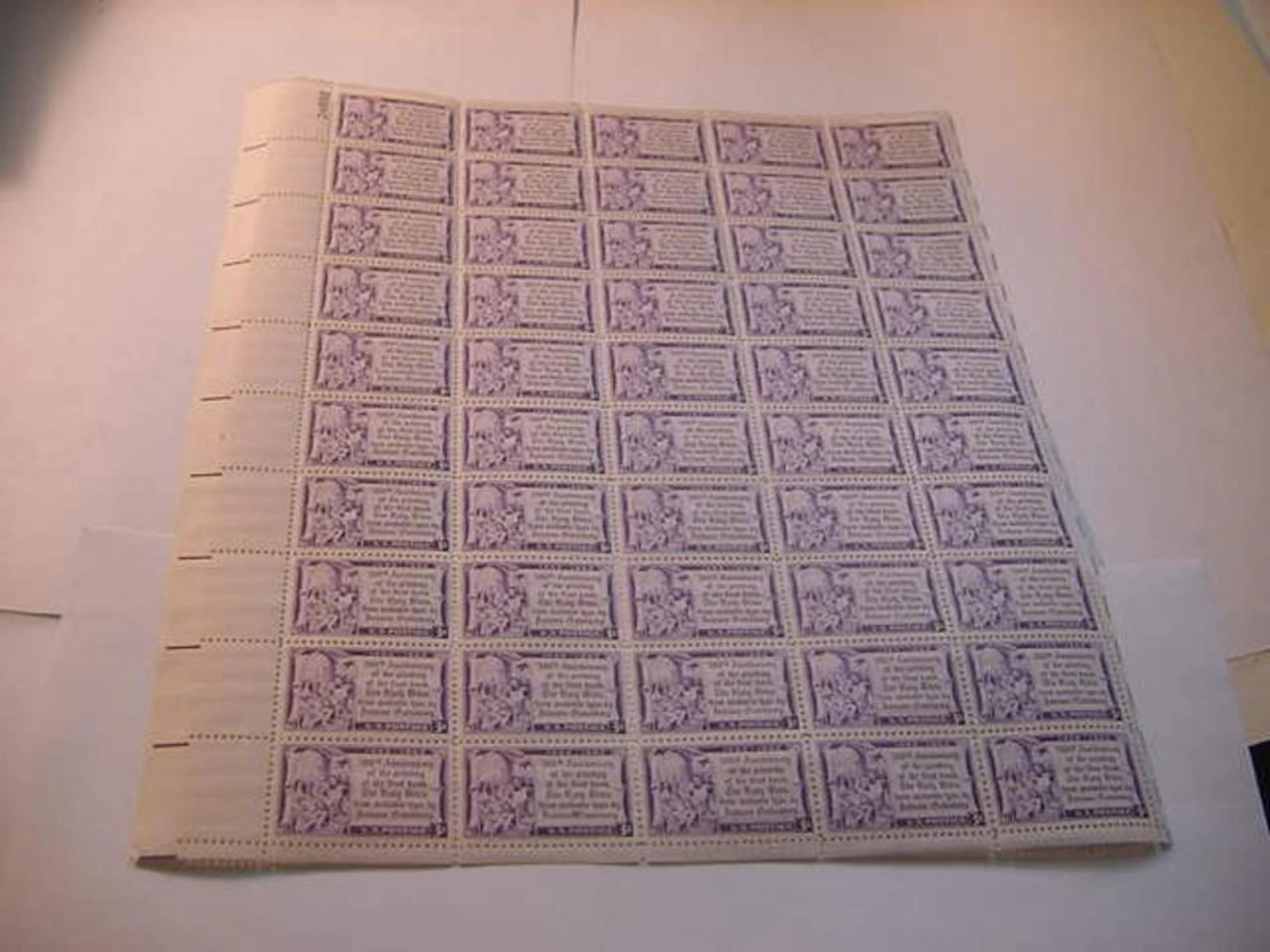 GUTENBERG BIBLE PLATEBLOCK