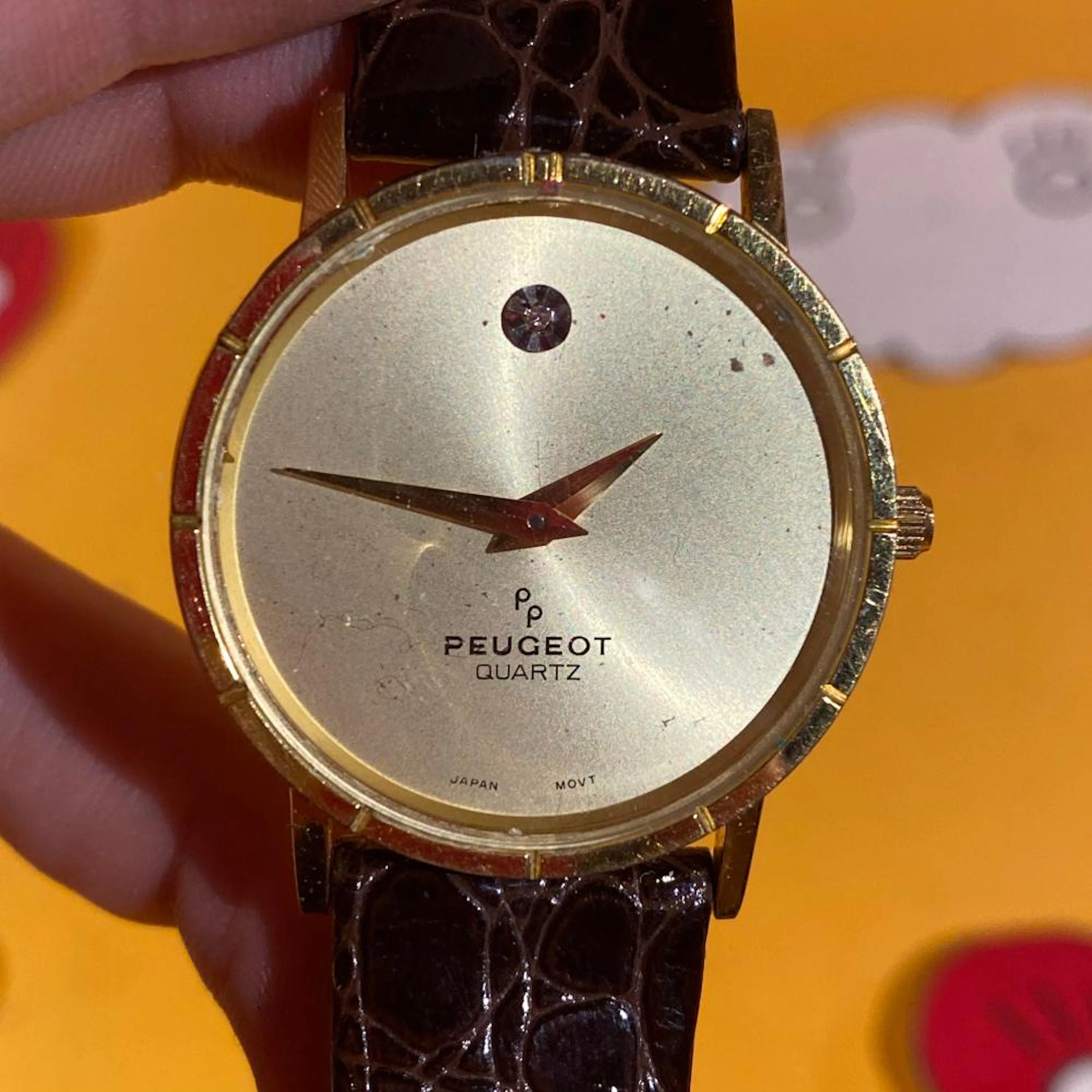 Peugeot Quartz Mens Watch