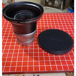 Canon Lens Conversion Adaptor LA-DC58B includes WC-DC58D Lens w/Cannon soft case