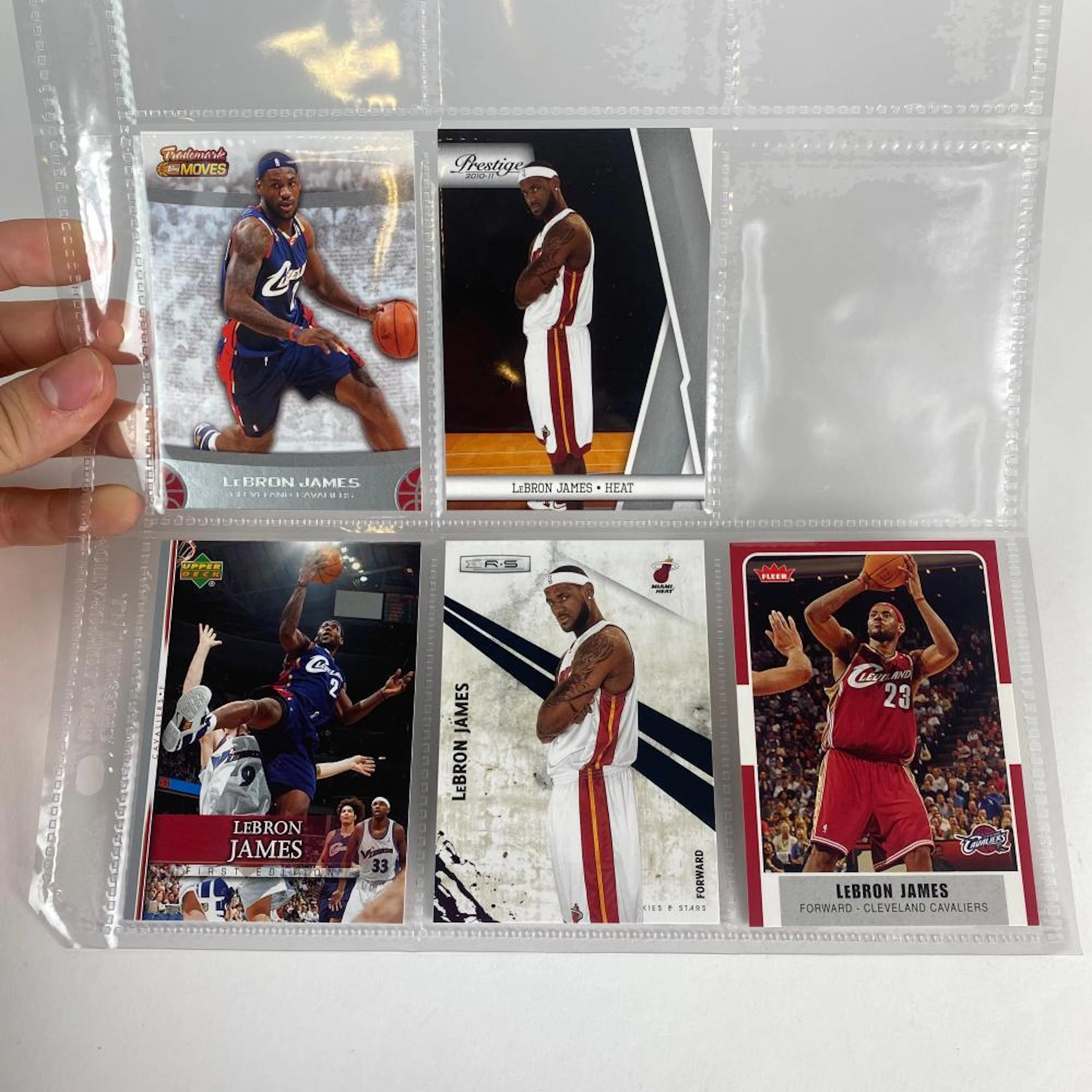 Lebron James NBA Key Star Holofoil Basketball CARD LOT 90s 2000s
