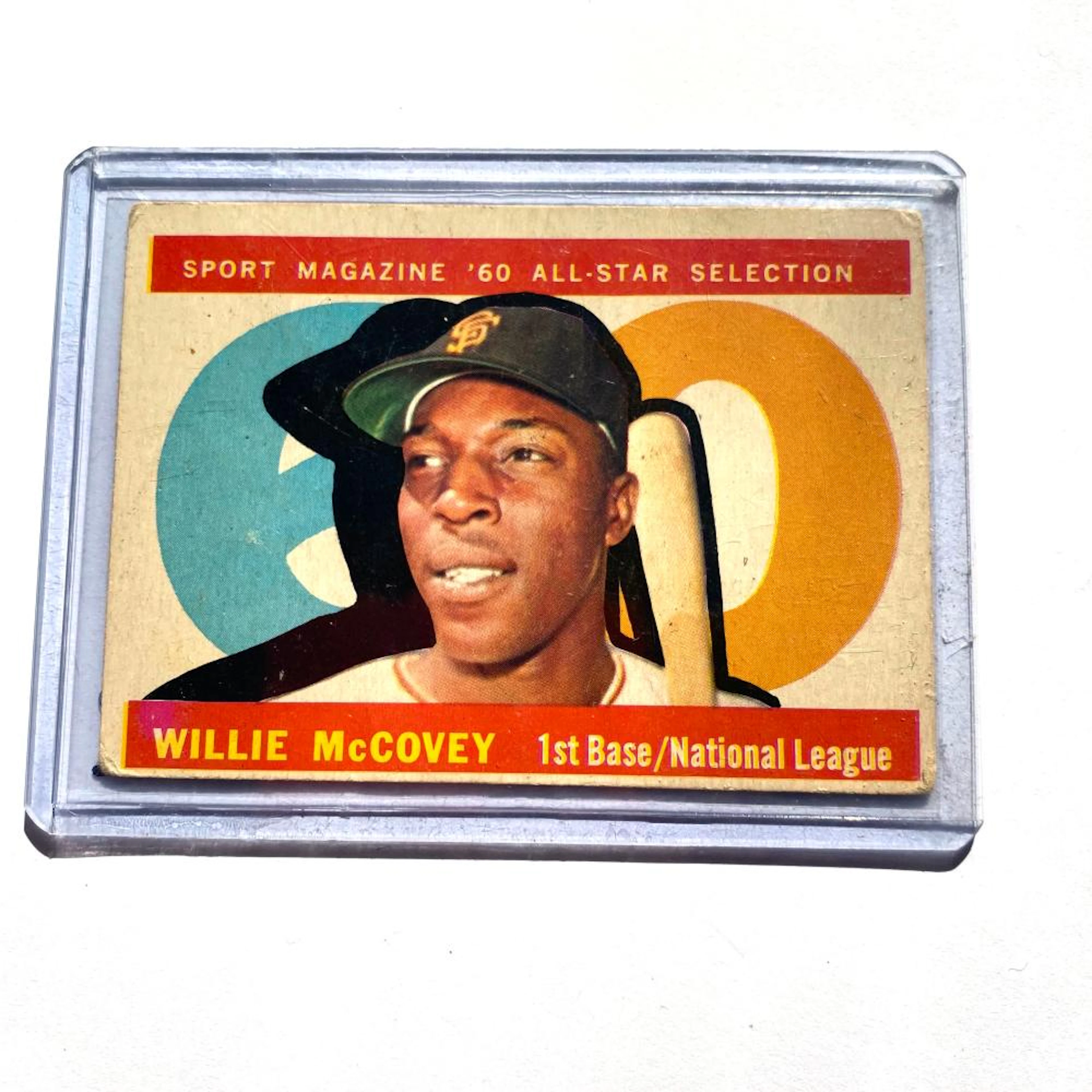 1960 Topps #554 Willie McCovey ALL STAR GIANTS