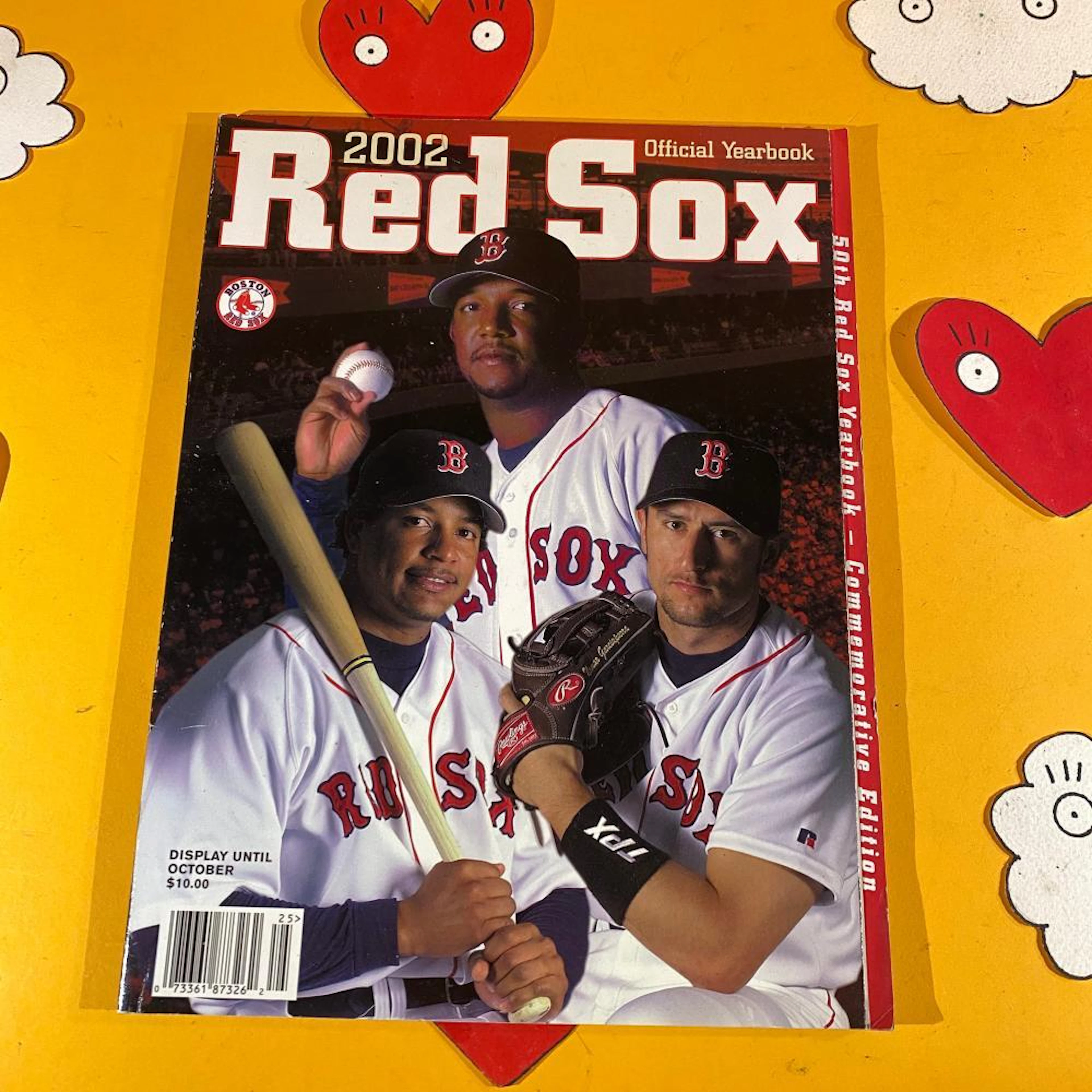 2002 BOSTON RED SOX Official Yearbook NOMAR GARCIAPARRA Pedro MARTINEZ Ramirez