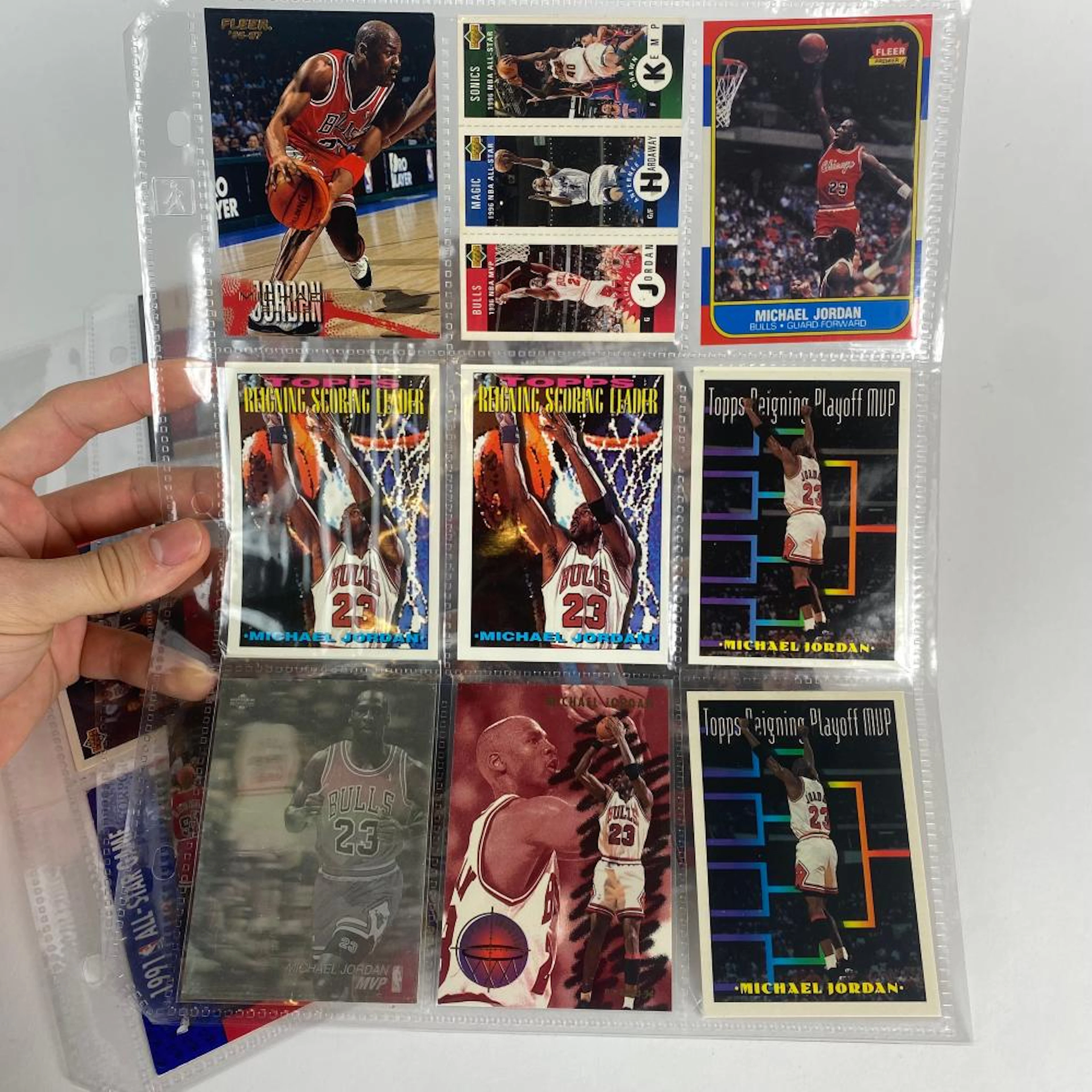 Michael Jordan NBA Key Star Holofoil Basketball CARD LOT 90s 2000s