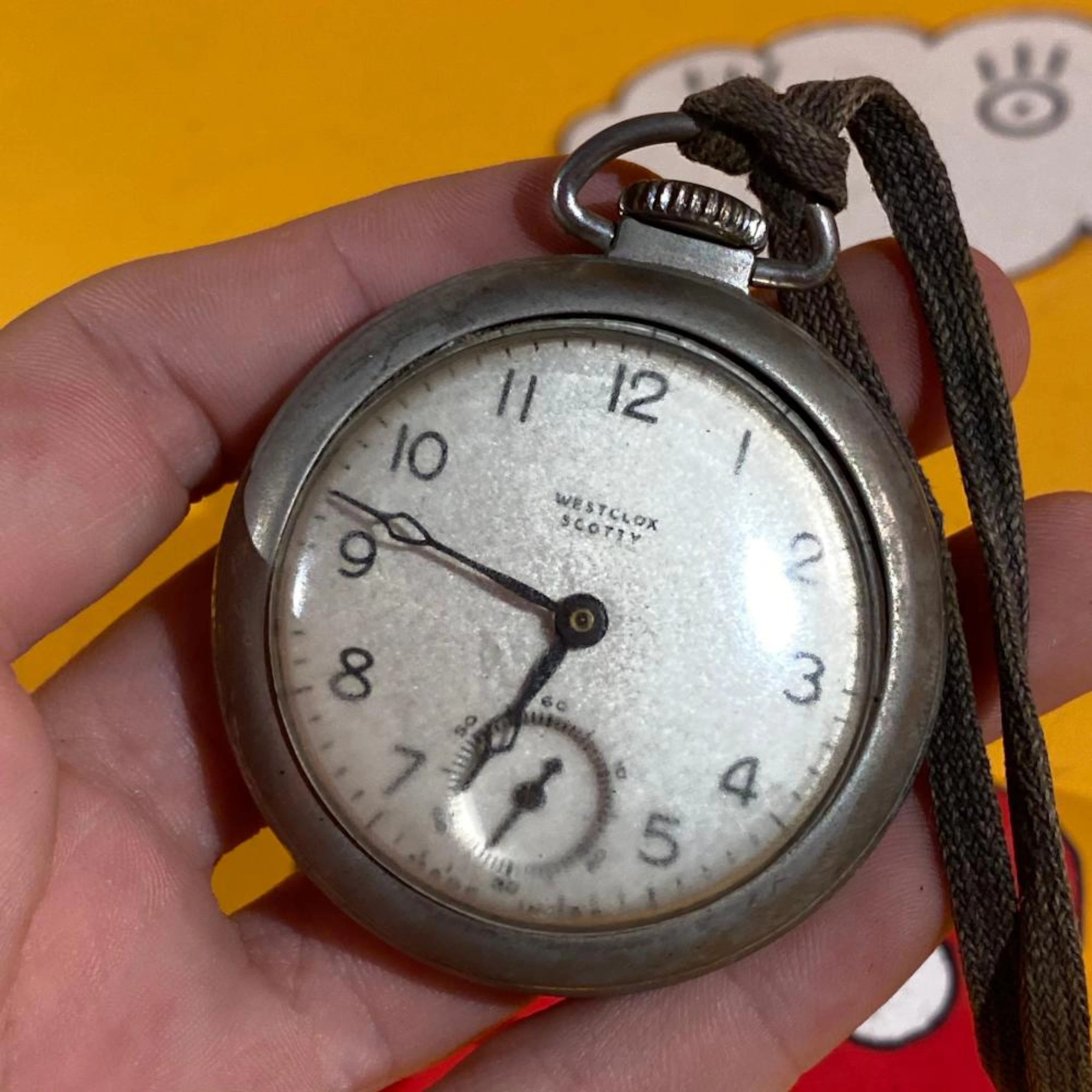 Vintage Westclox Scotty Pocket watch