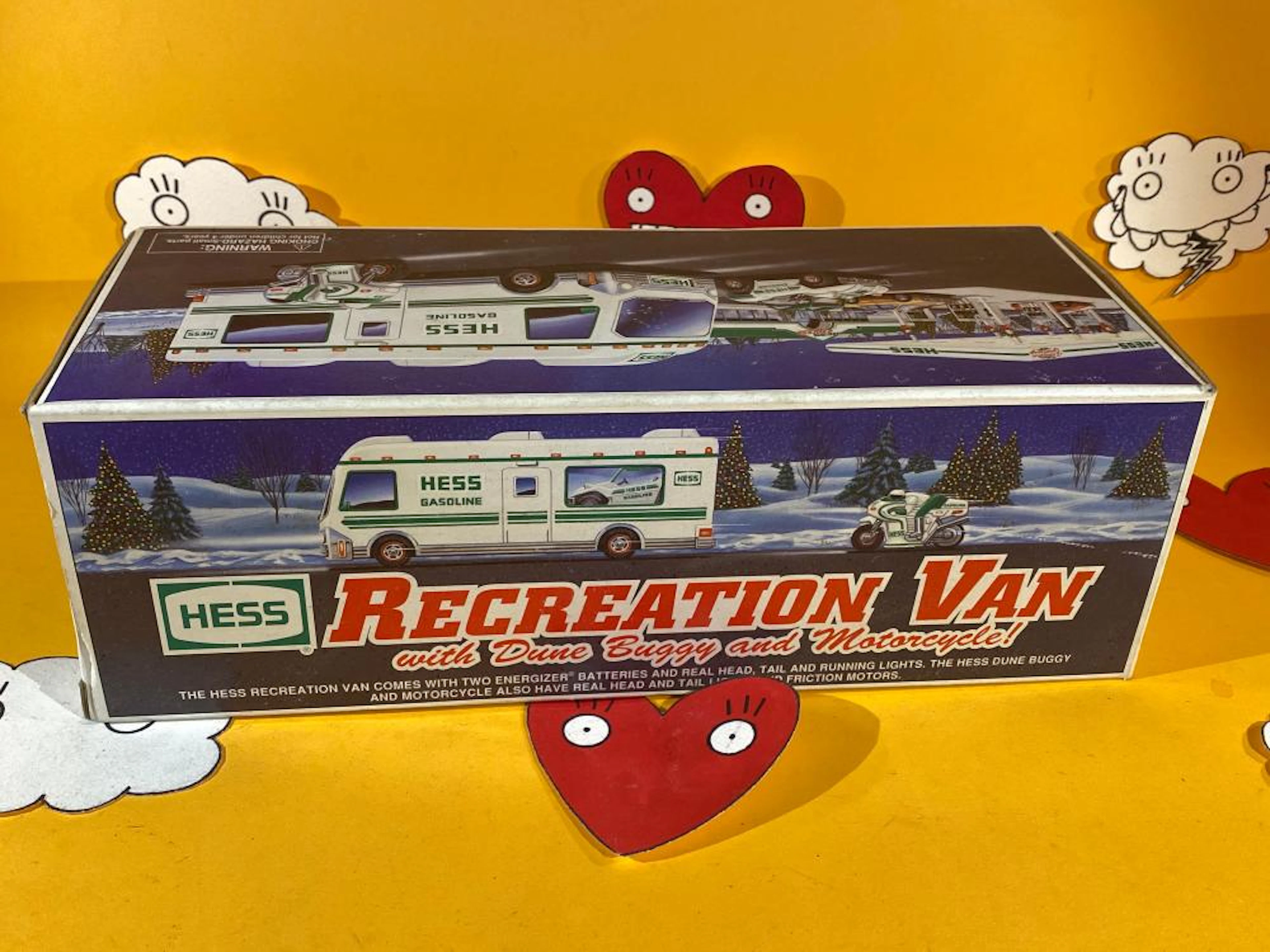 VINTAGE 1998 HESS GASOLINE TOY ADVERTISING PROMO RECREATION VAN TRUCK NIB
